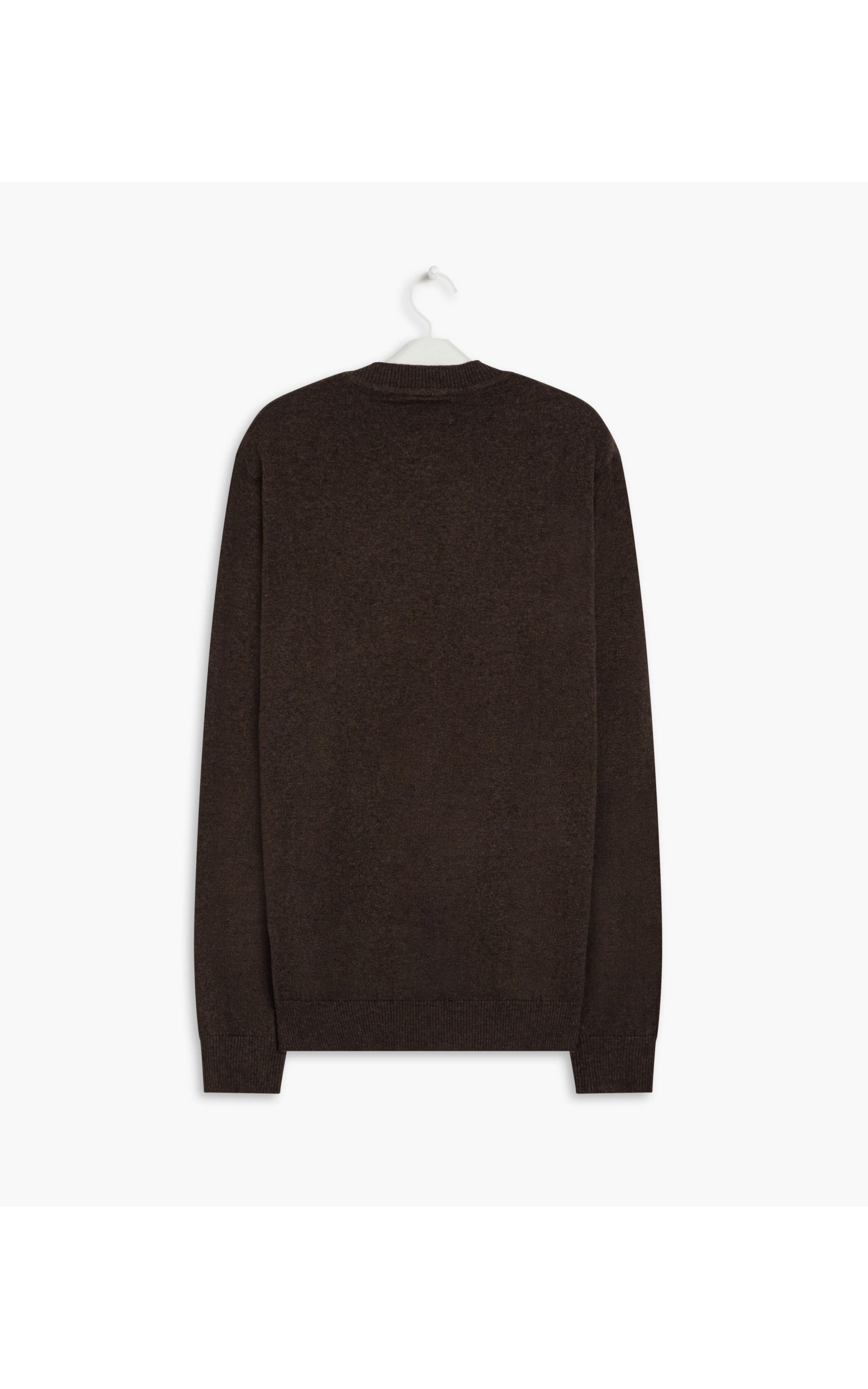 Tricot Cashmere Gola Careca Guto Tabaco