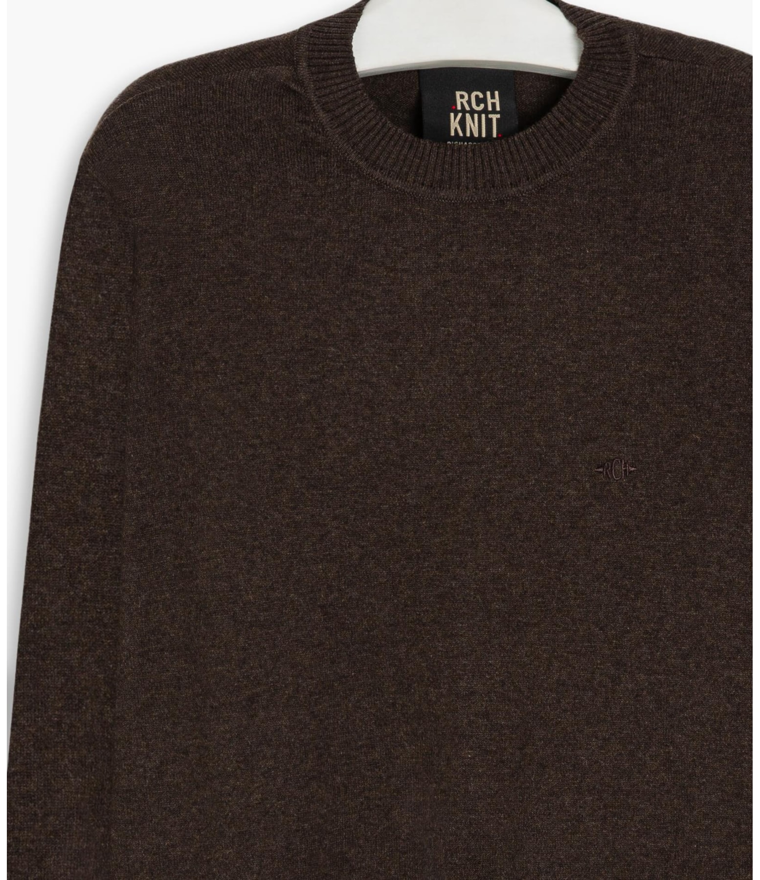 Tricot Cashmere Gola Careca Guto Tabaco