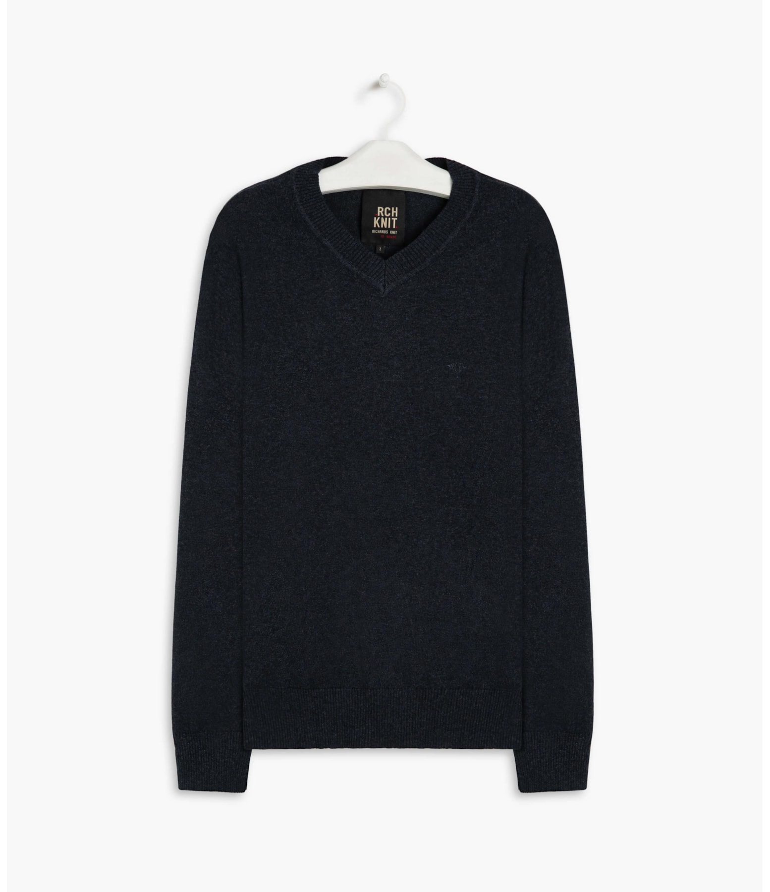 Tricot Cashmere Gola v Gaspar Con Dark Navy