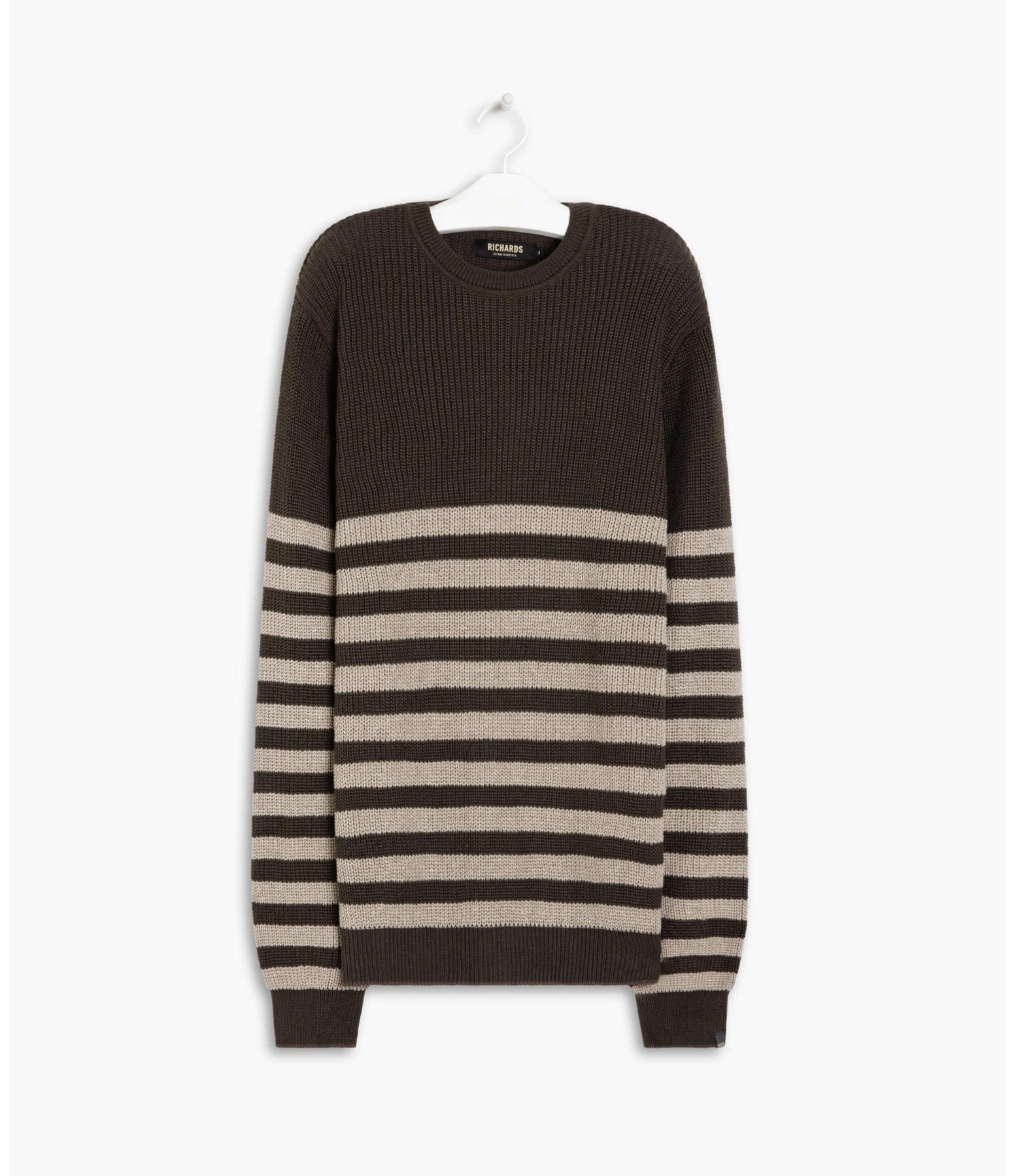 Tricot Caue Listras Marrom