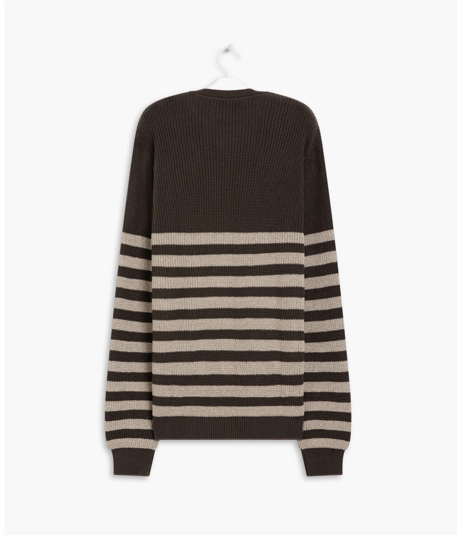Tricot Caue Listras Marrom