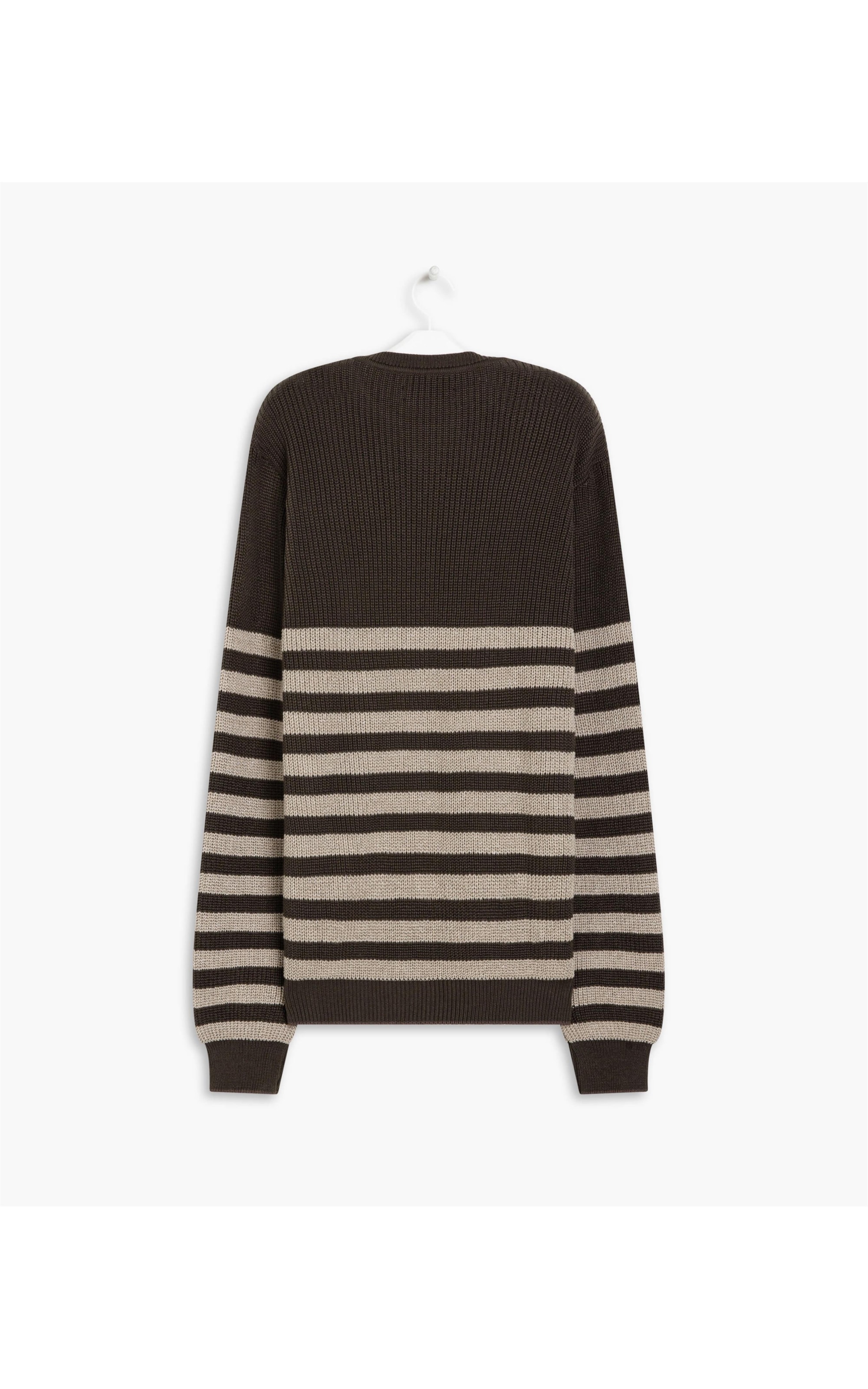 Tricot Caue Listras Marrom