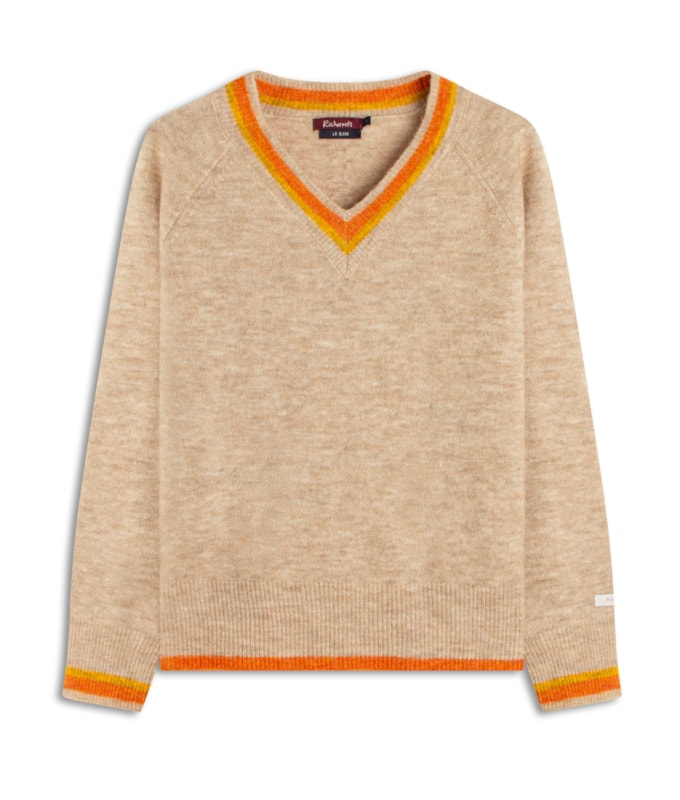 Tricot Cherie Gola v Liso  Natural