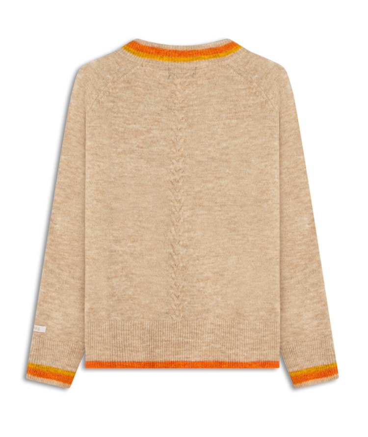 Tricot Cherie Gola v Liso  Natural