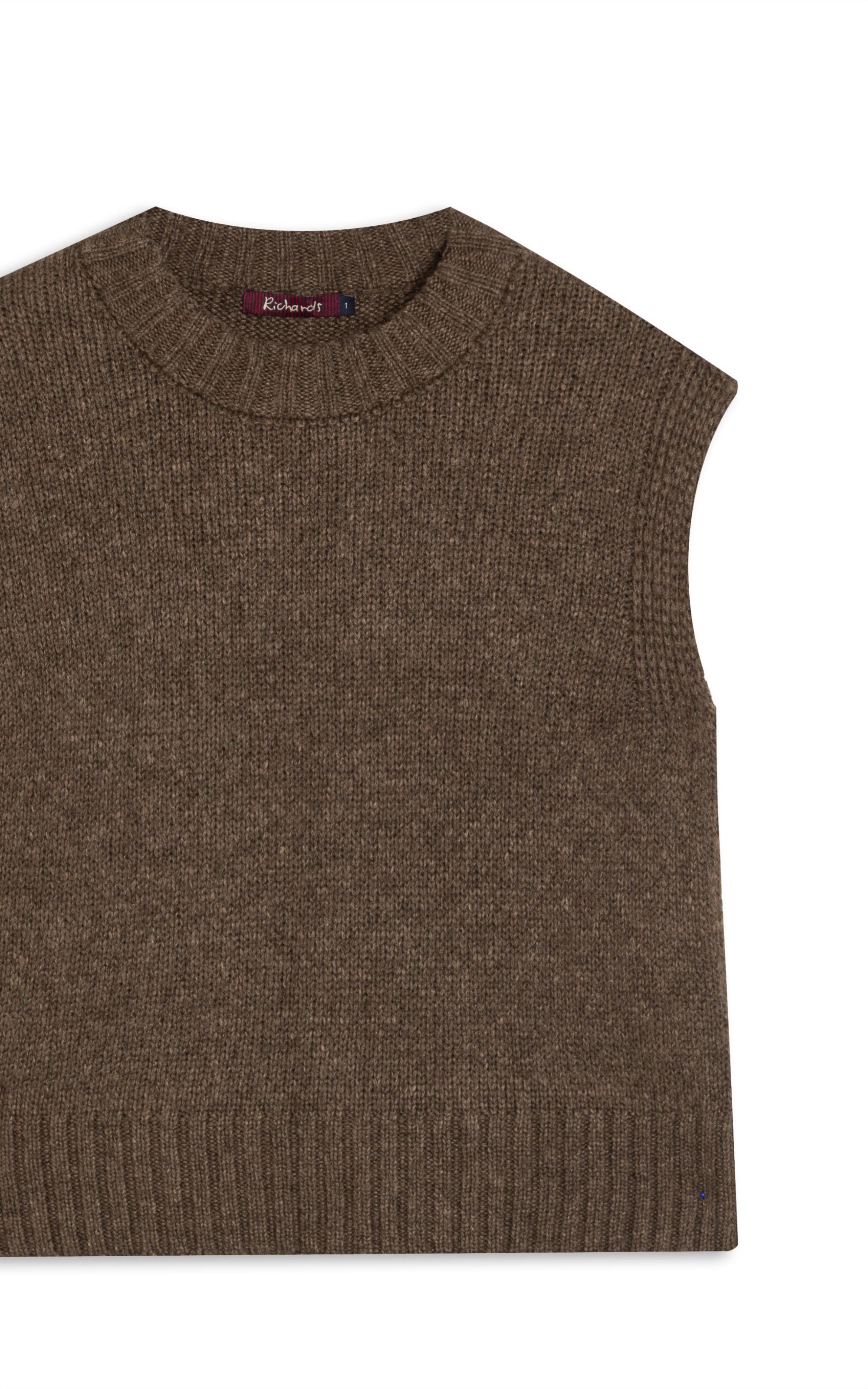Tricot Colete Chloe Marrom