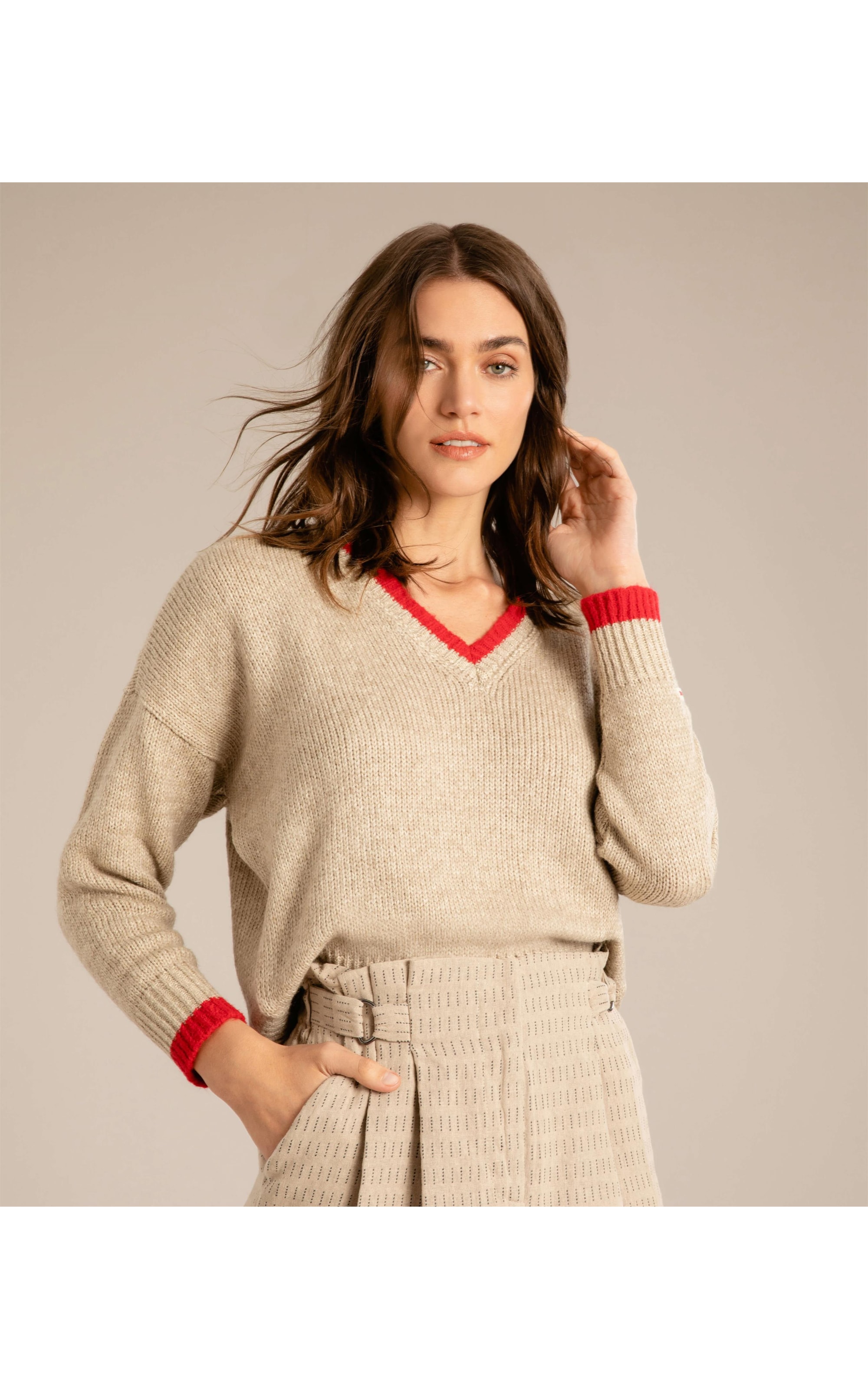 Tricot Condesa Liso Areia
