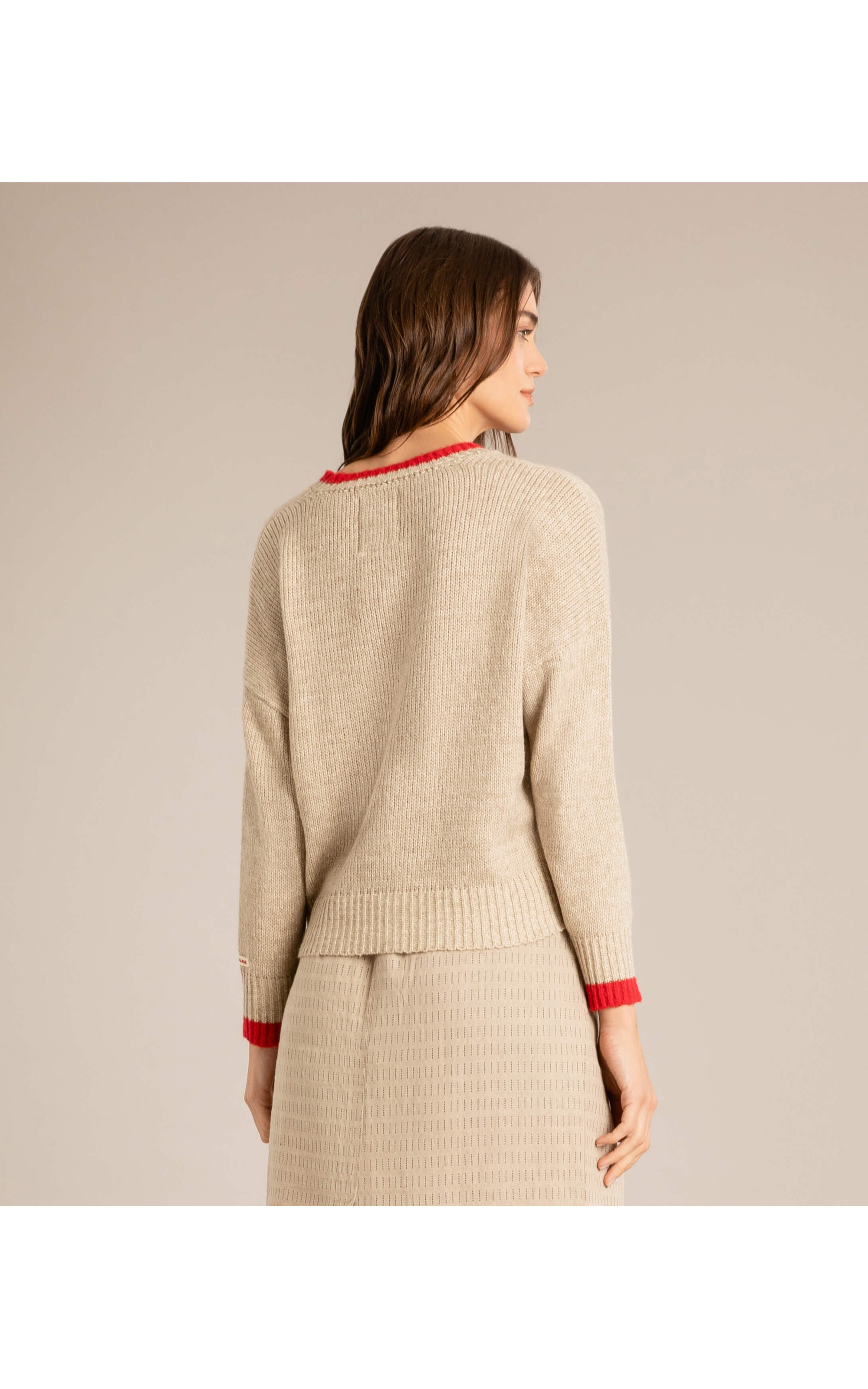 Tricot Condesa Liso Areia