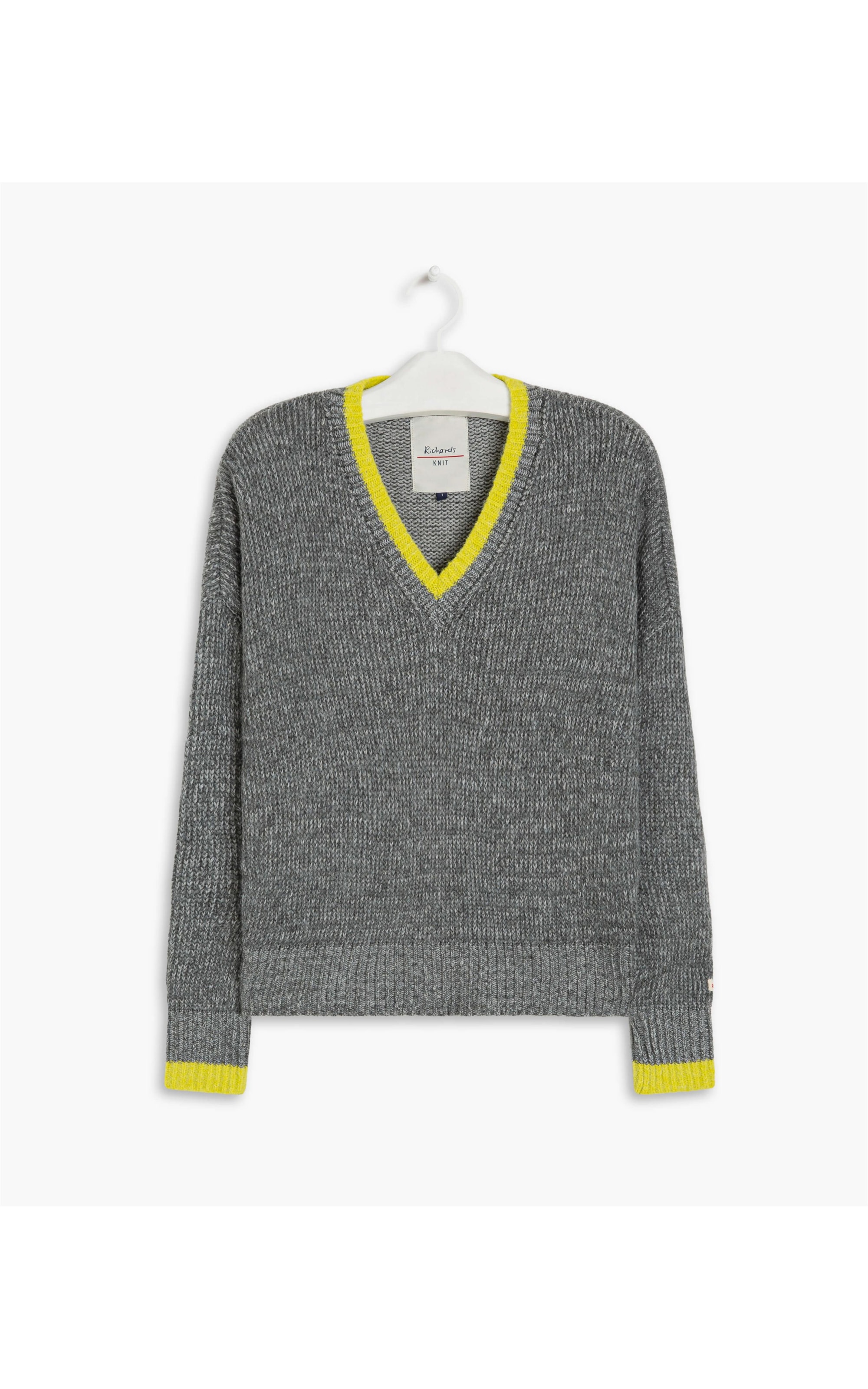 Tricot Condesa Liso Cinza