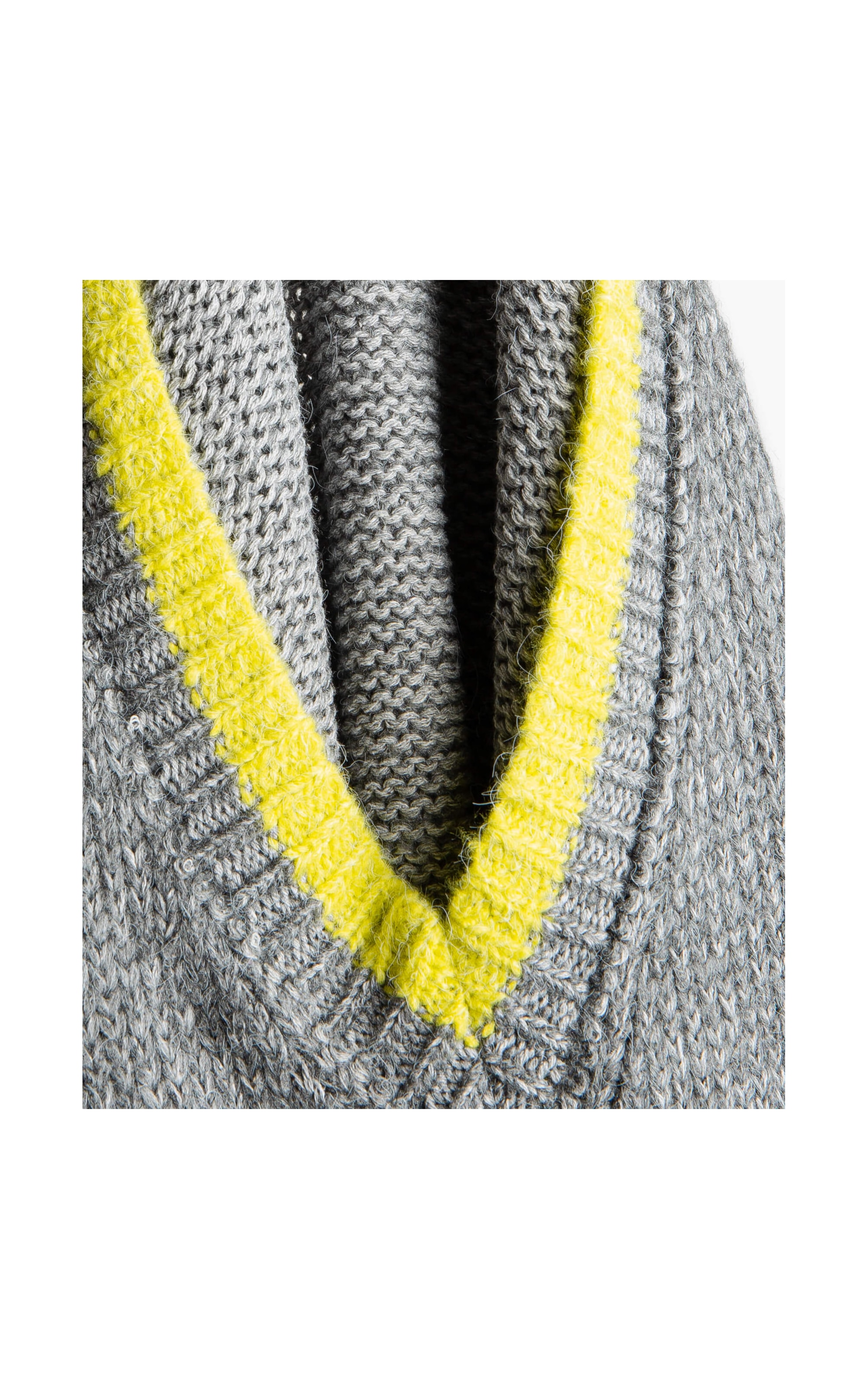 Tricot Condesa Liso Cinza