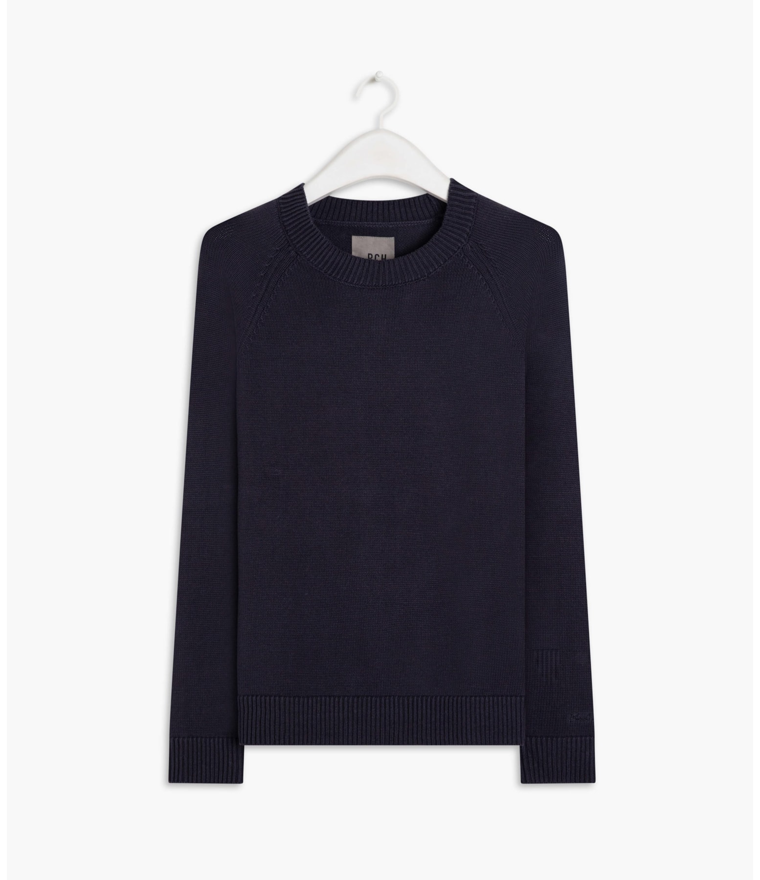 Tricot Cotton Raglan Azul Seco