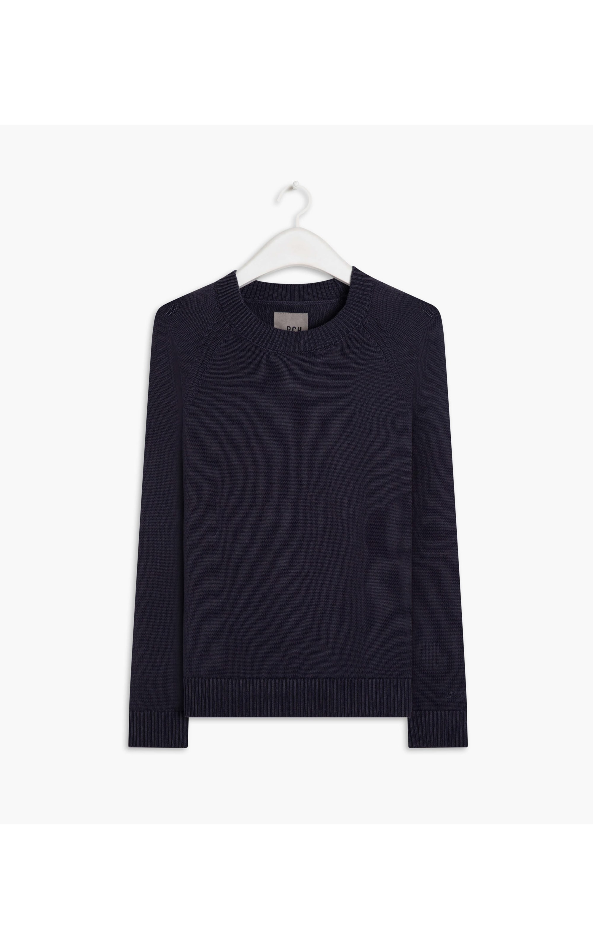 Tricot Cotton Raglan Azul Seco