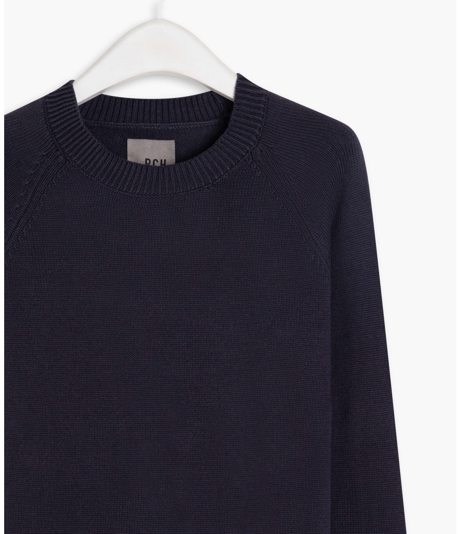 Tricot Cotton Raglan Azul Seco