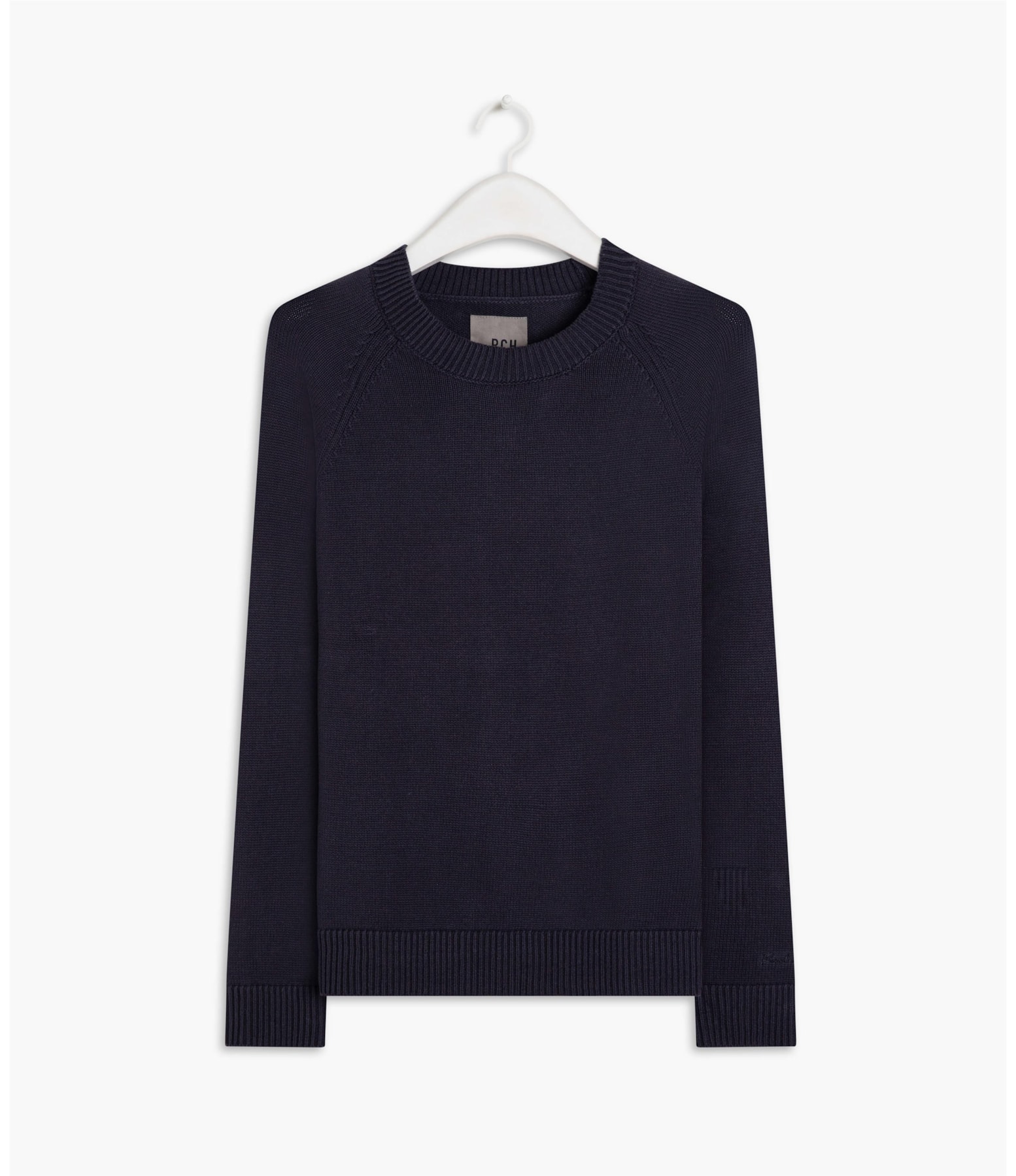Tricot Cotton Raglan Azul Seco