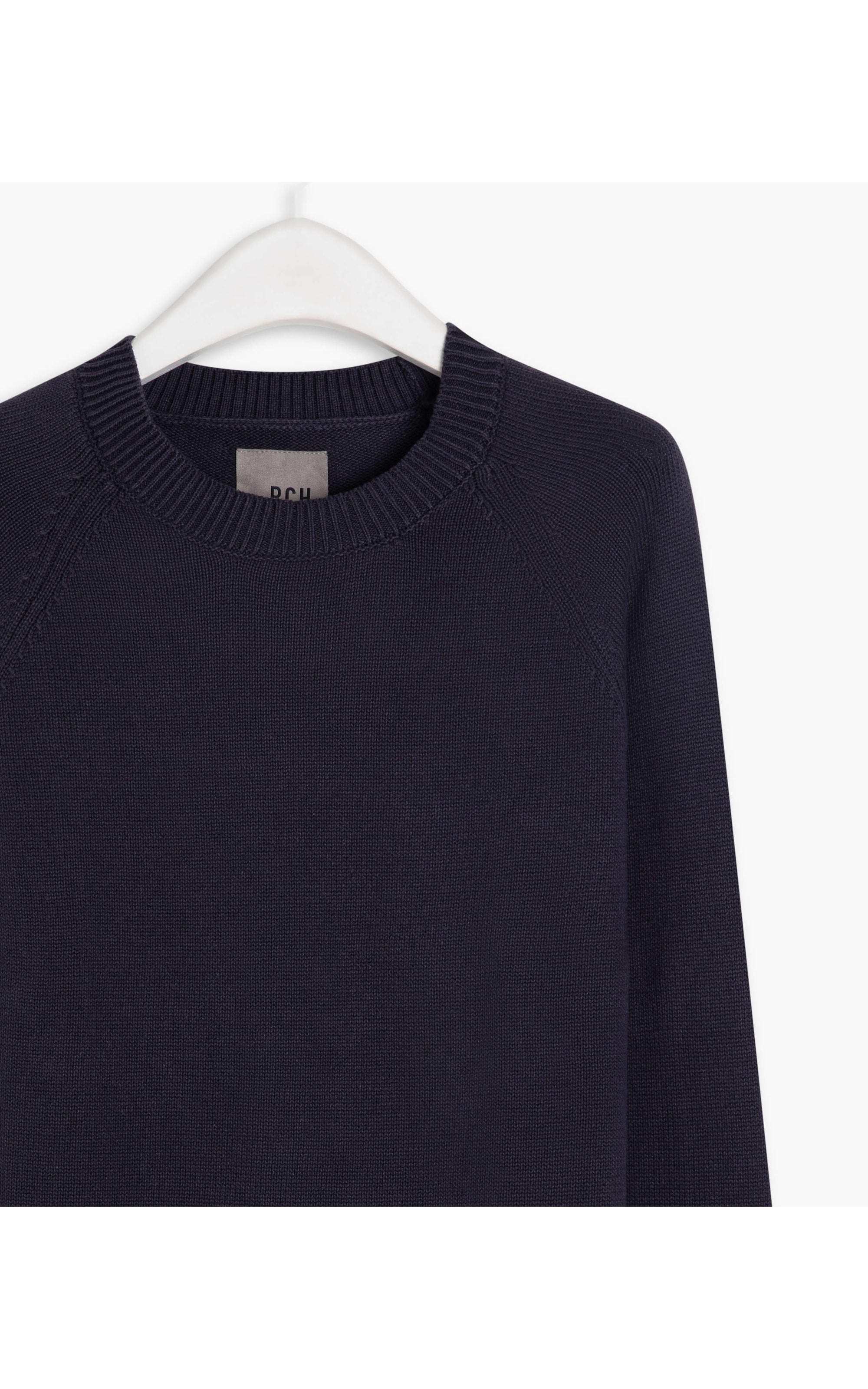 Tricot Cotton Raglan Azul Seco