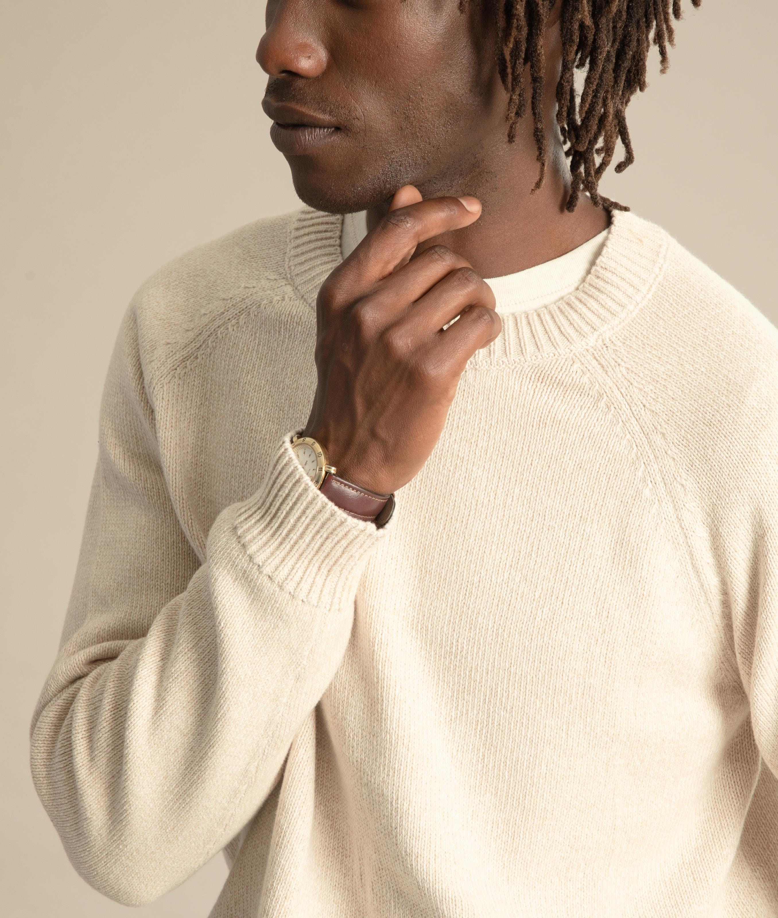 Tricot Cotton Raglan Natural