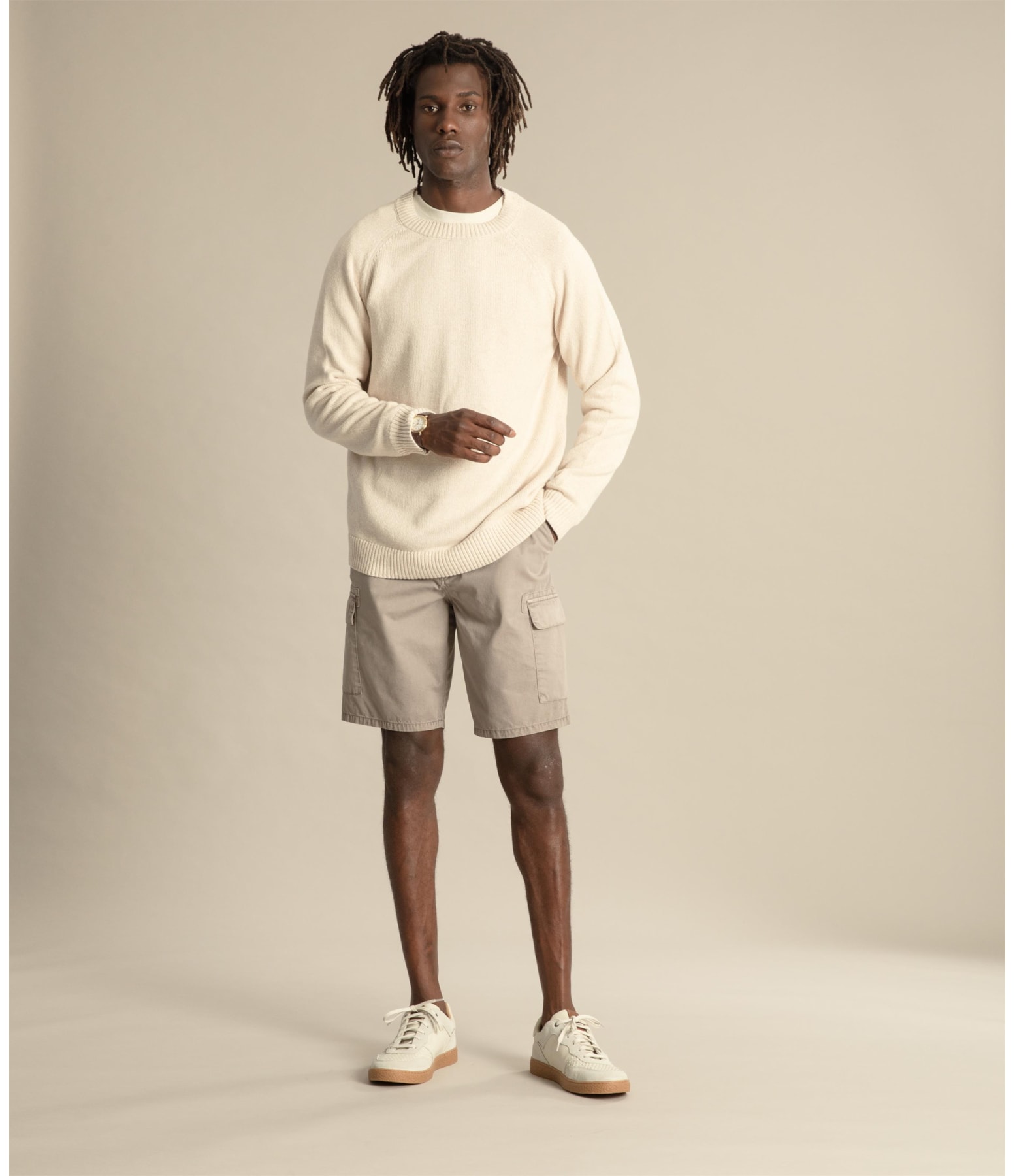 Tricot Cotton Raglan Natural
