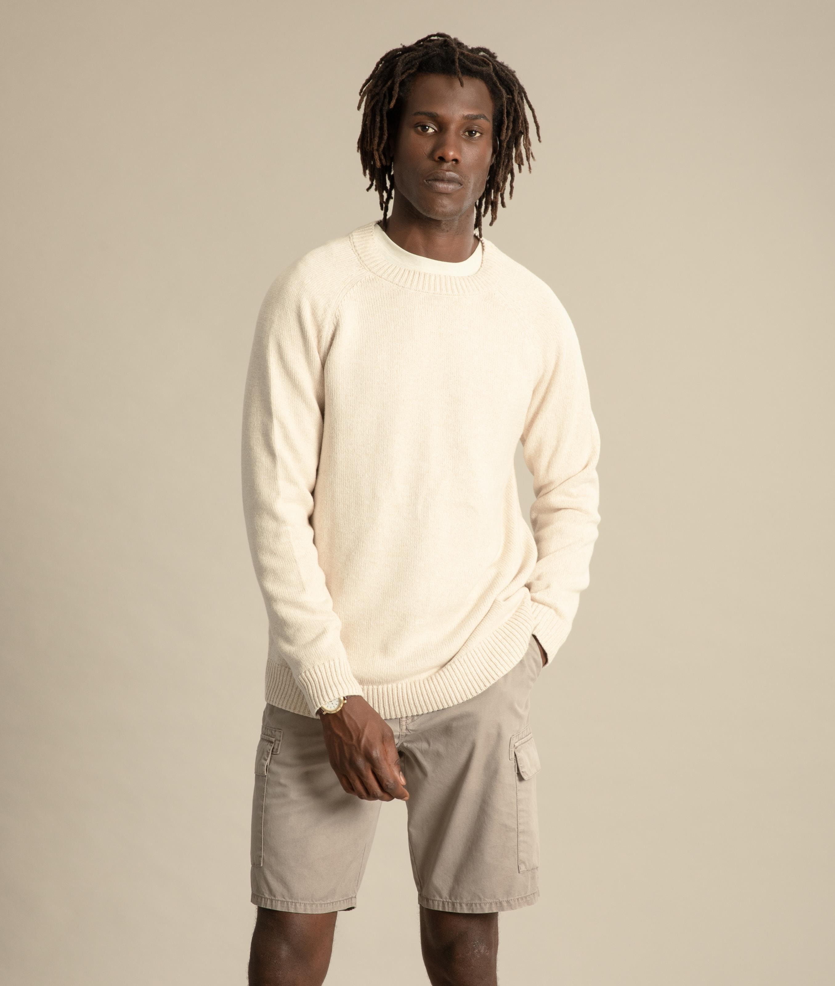 Tricot Cotton Raglan Natural