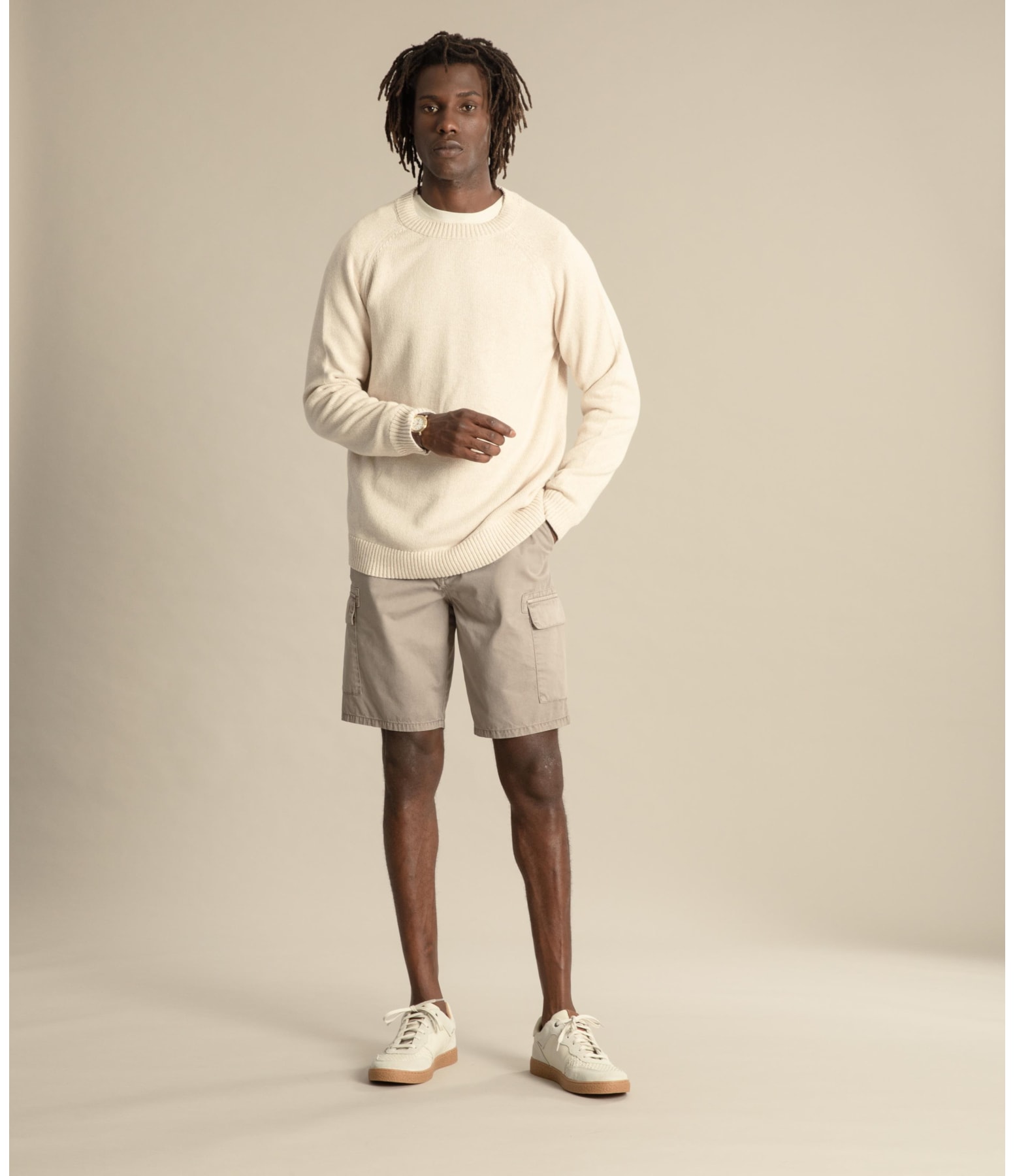 Tricot Cotton Raglan Natural