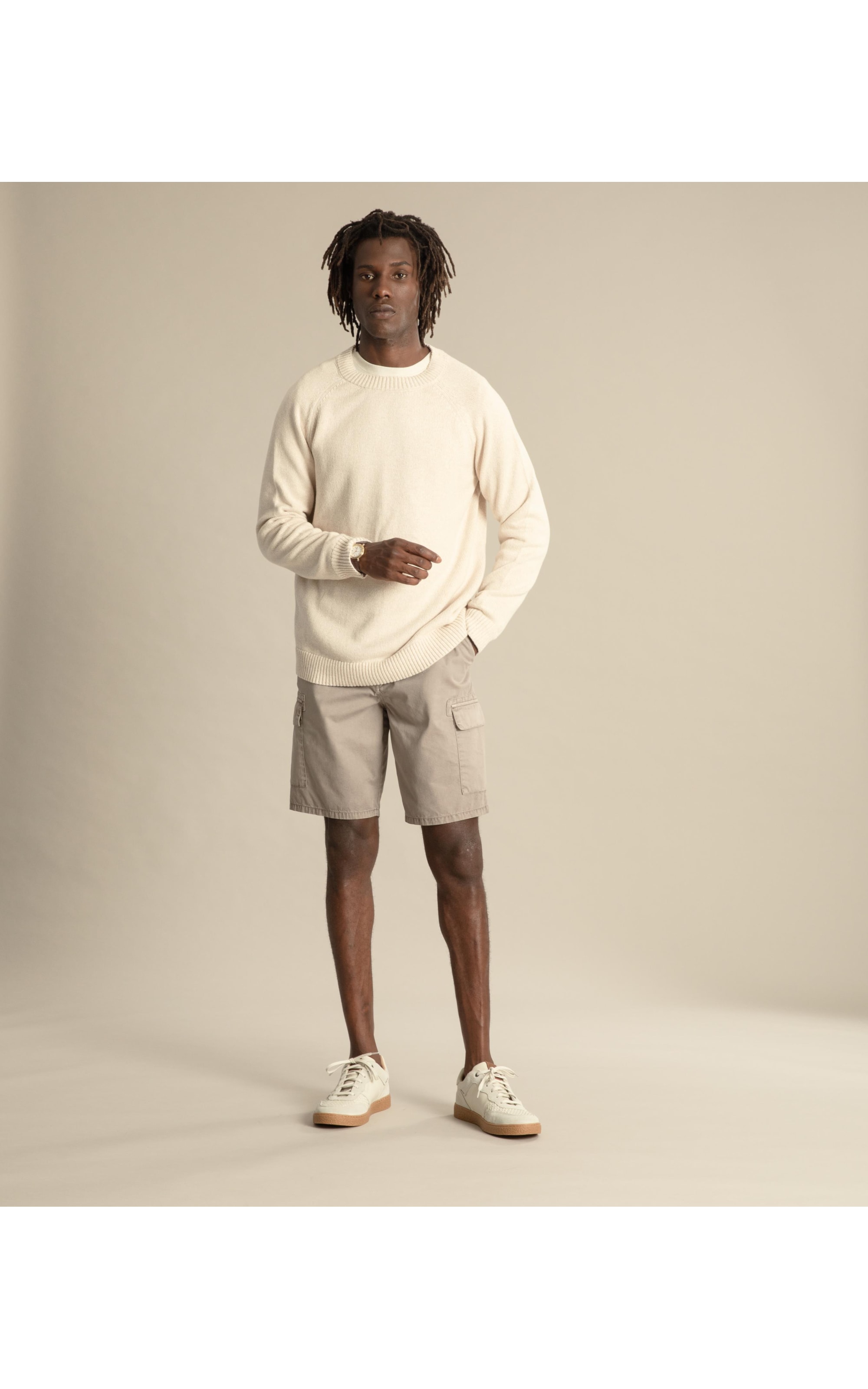 Tricot Cotton Raglan Natural