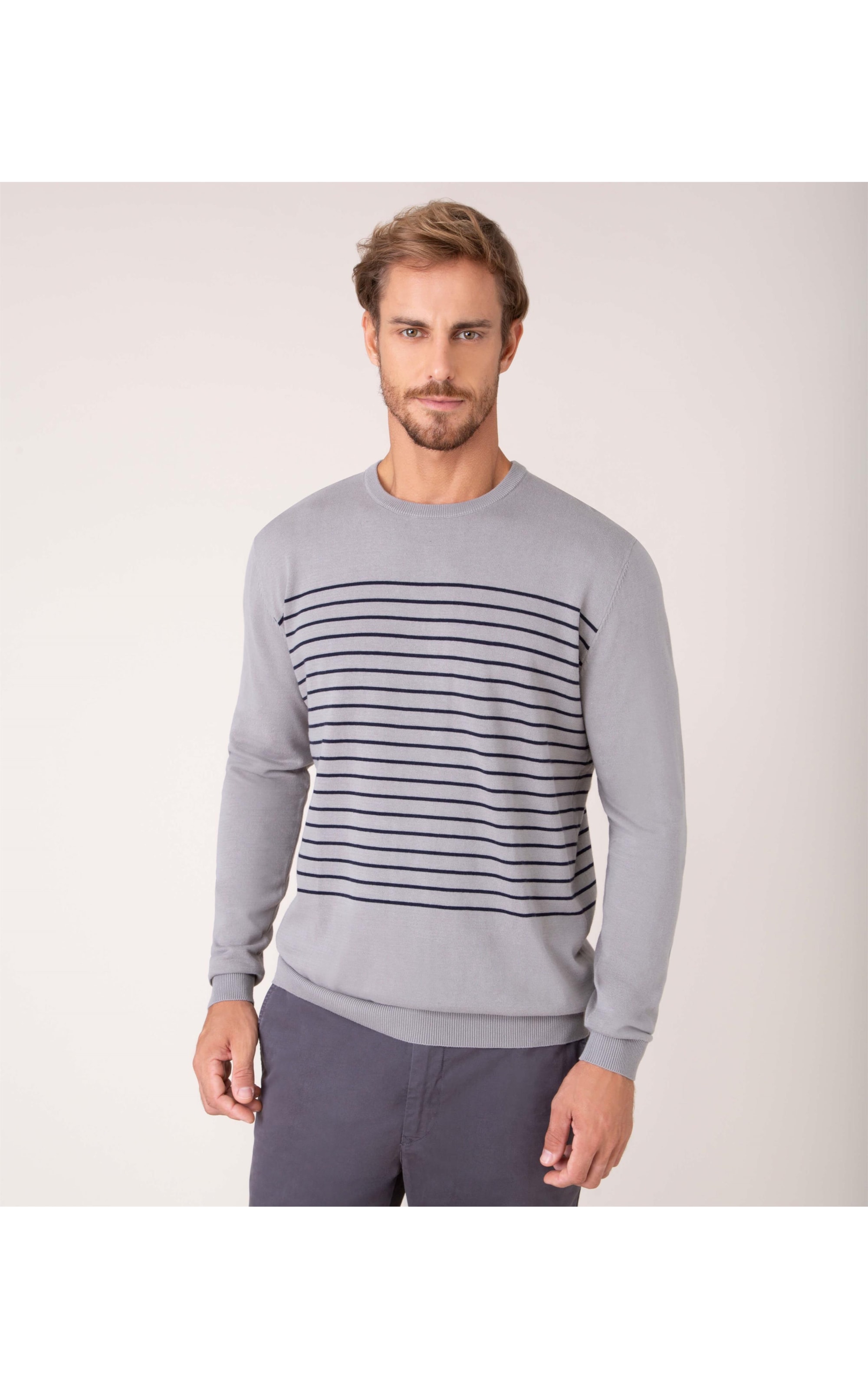 Tricot Drums Cinza Mescla