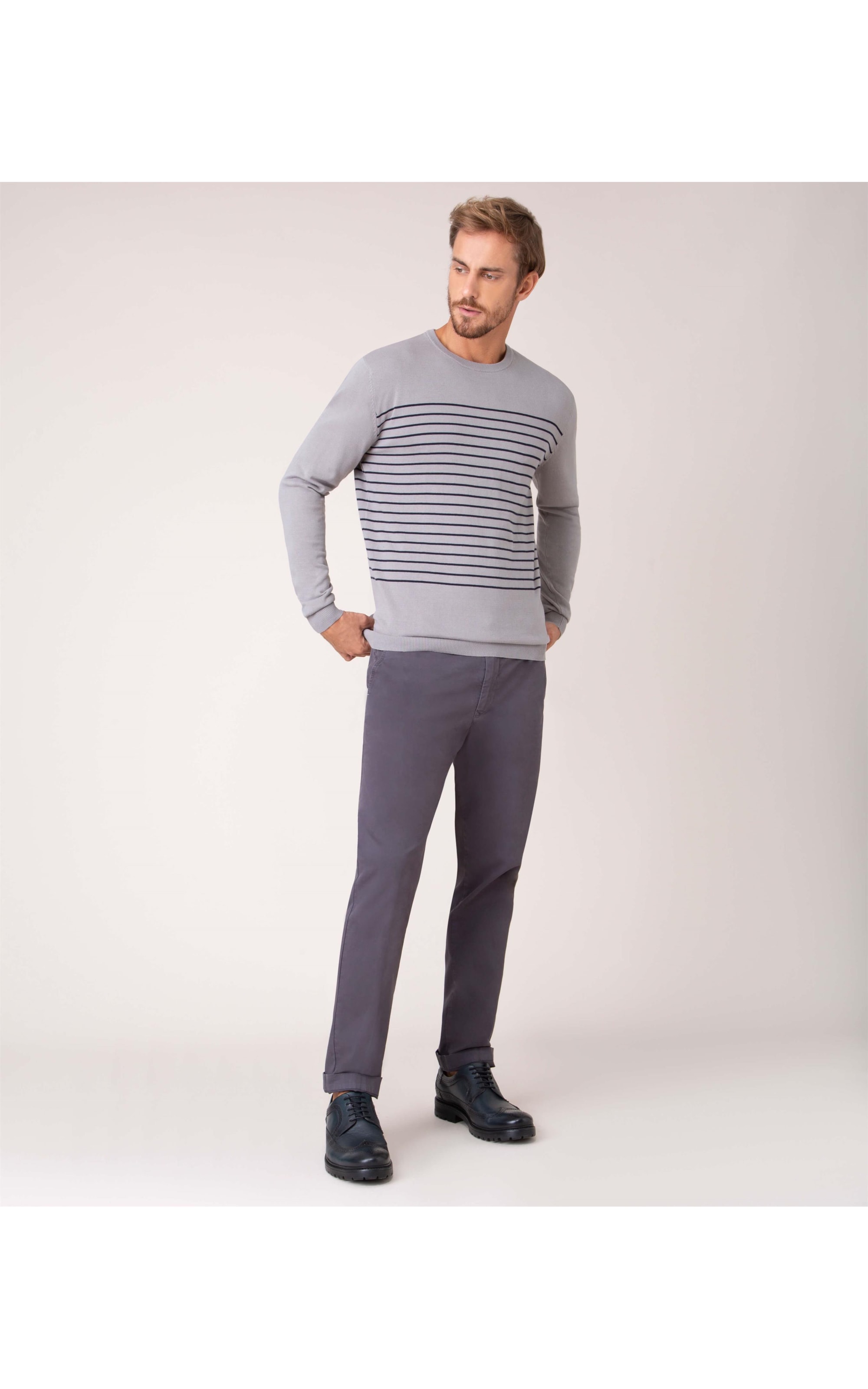 Tricot Drums Cinza Mescla