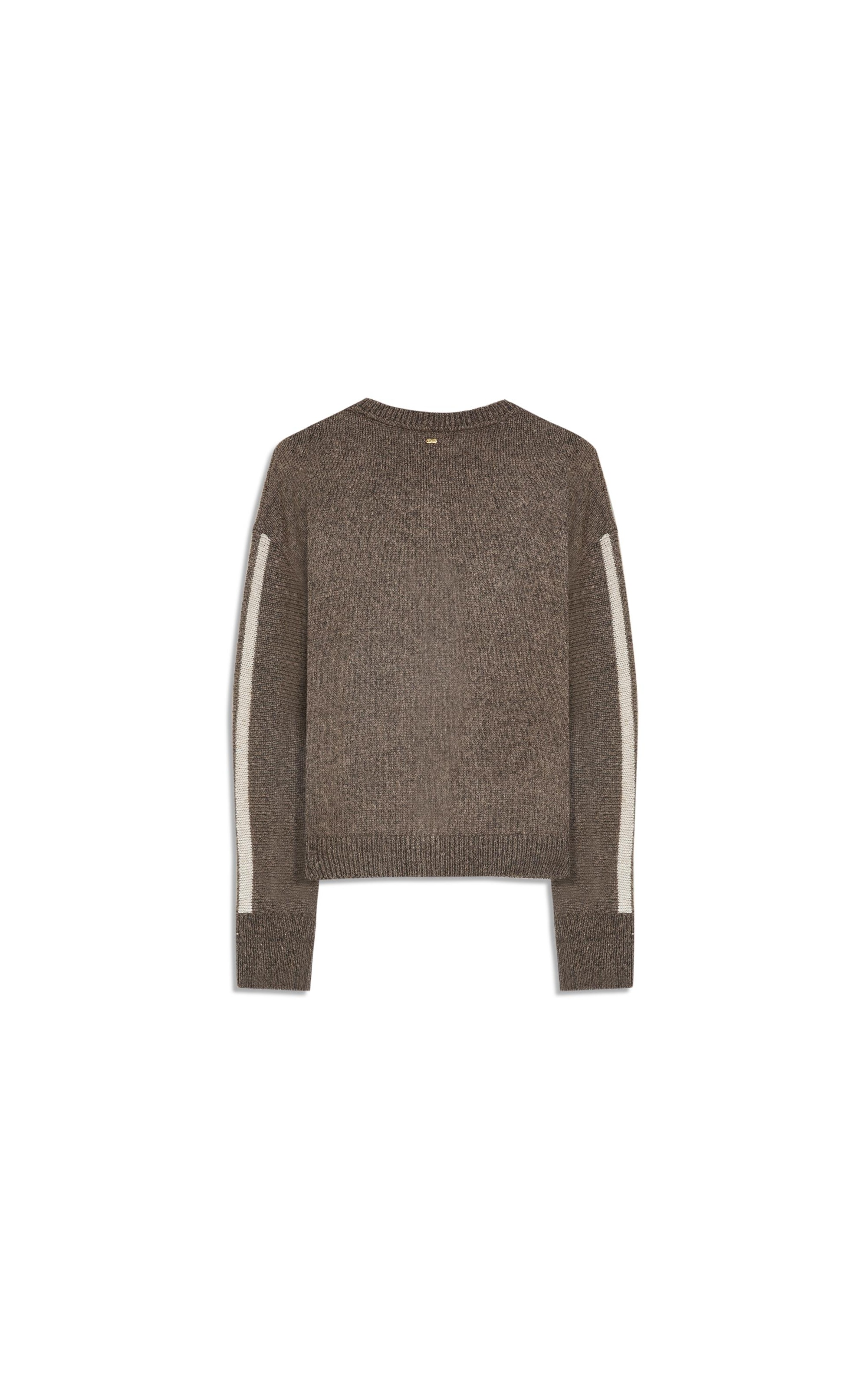 Tricot Elodie Ziper Ml Marrom