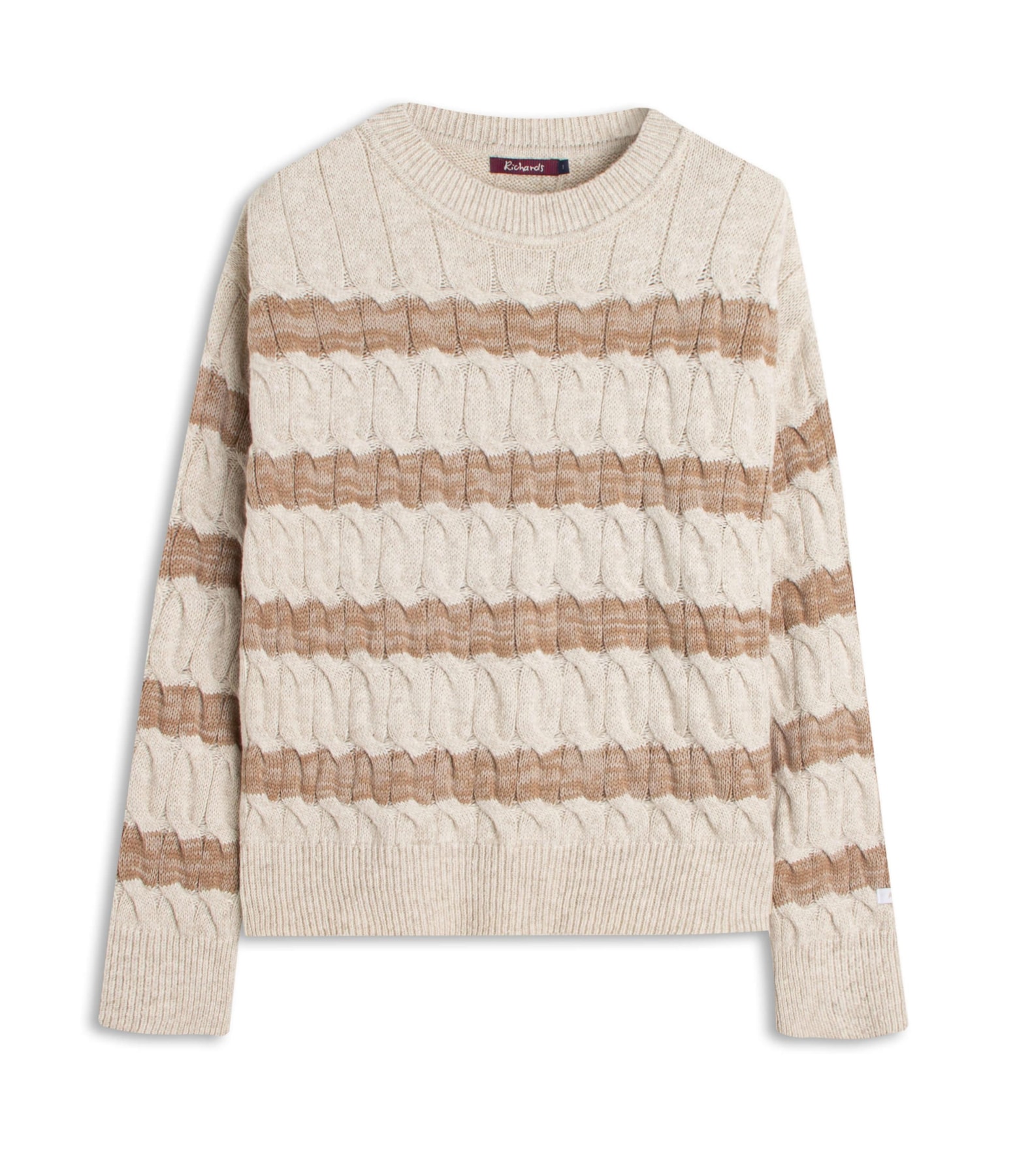 Tricot Emma Trancado Listras Natural