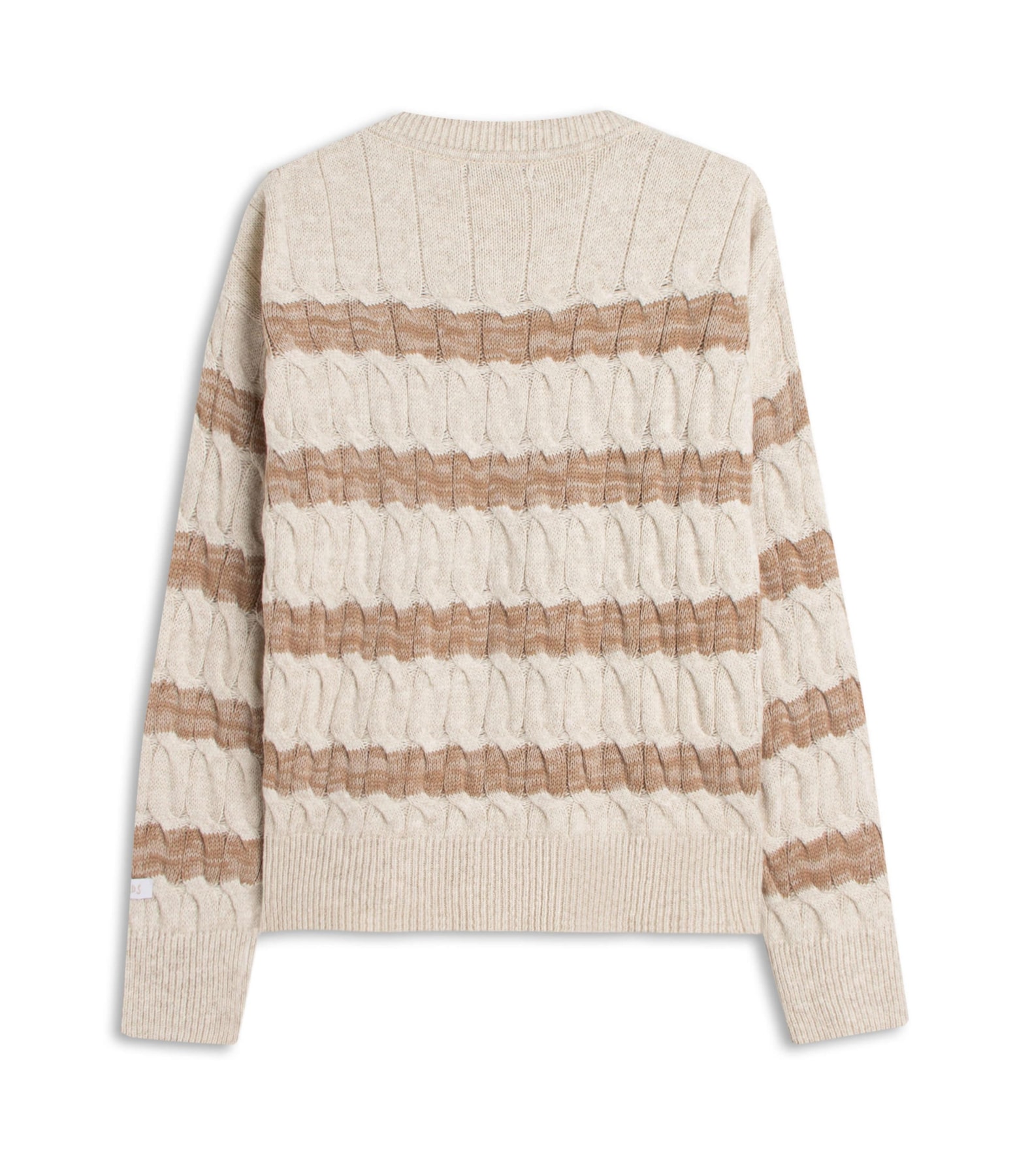 Tricot Emma Trancado Listras Natural