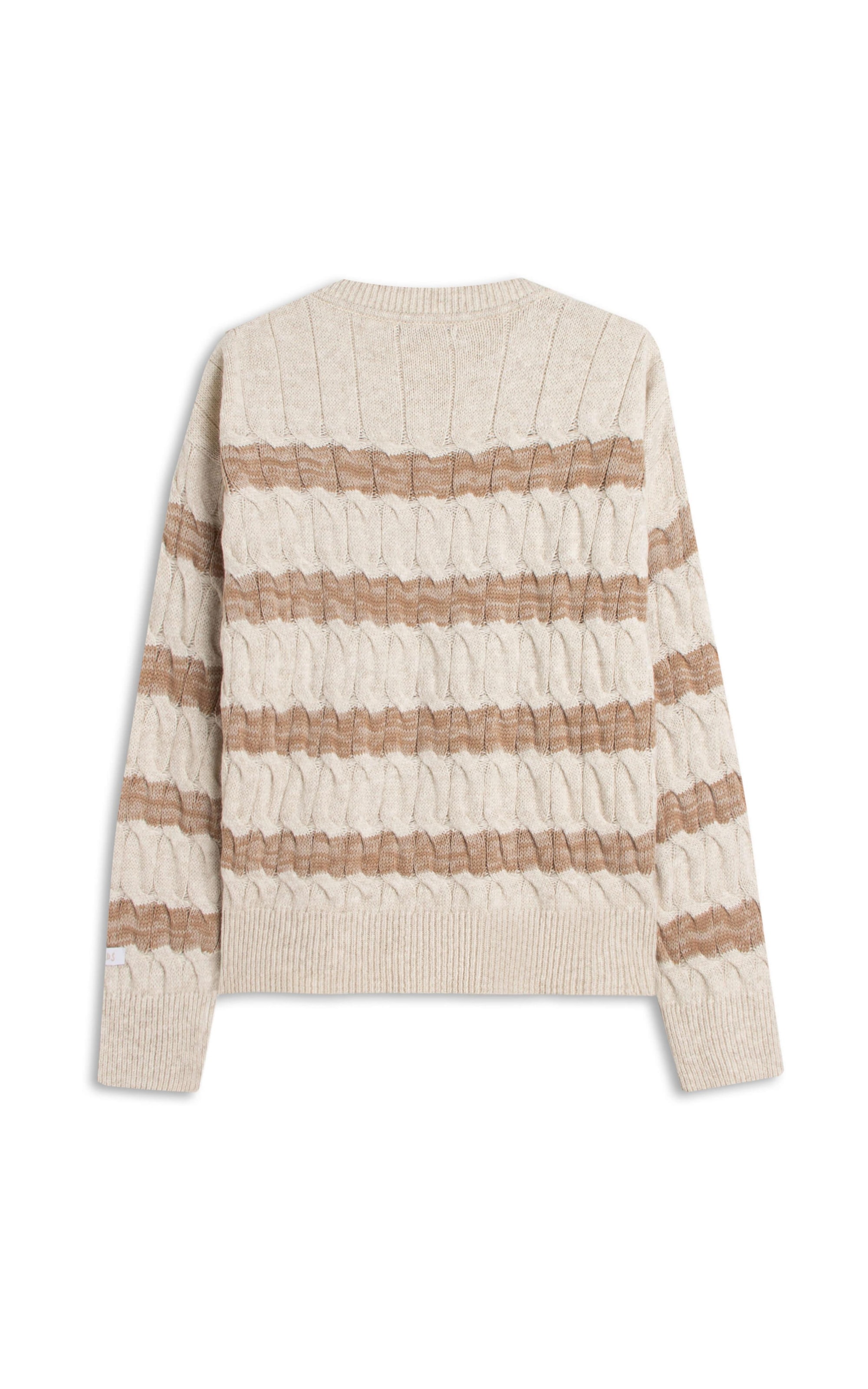Tricot Emma Trancado Listras Natural