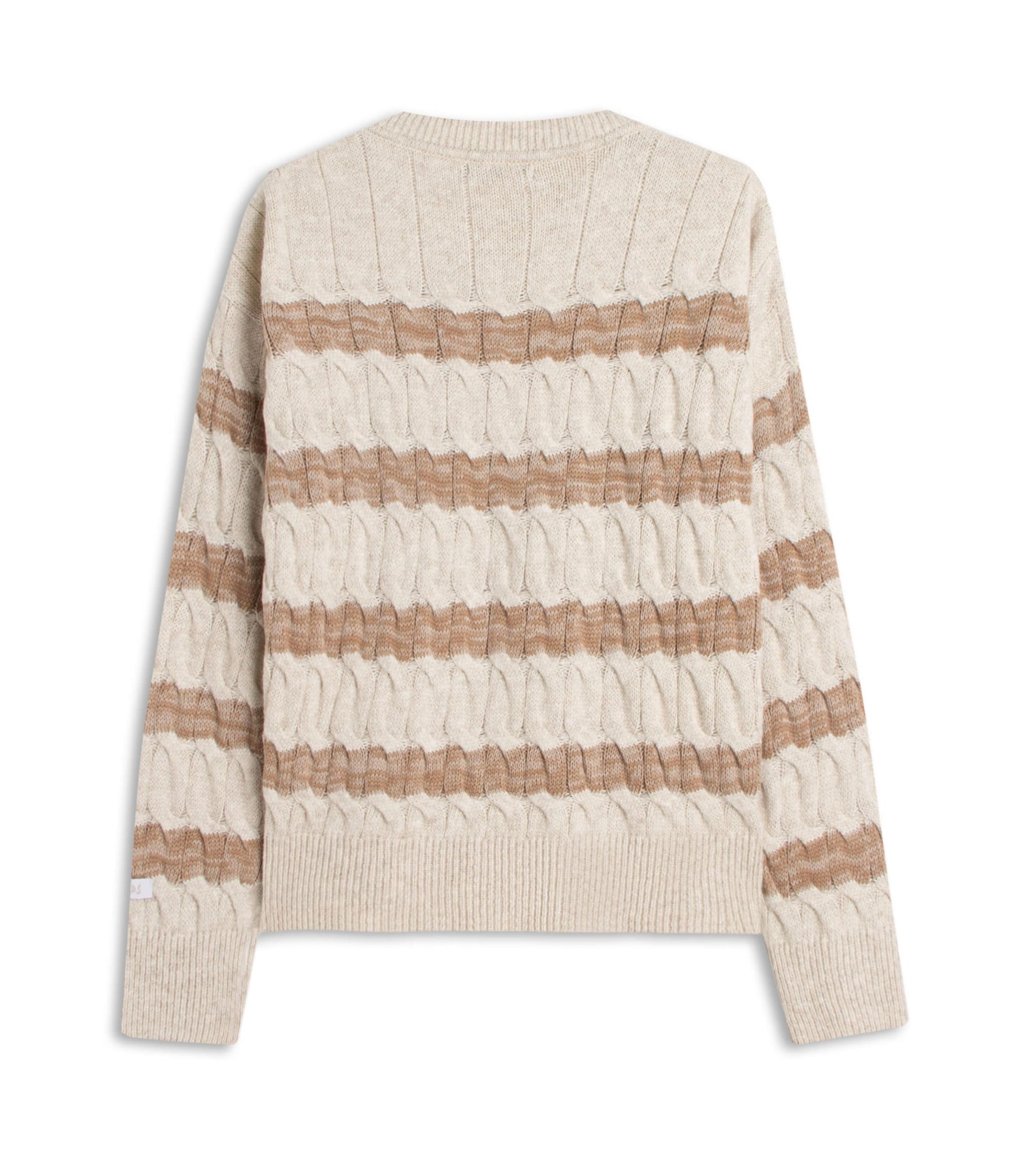 Tricot Emma Trancado Listras Natural