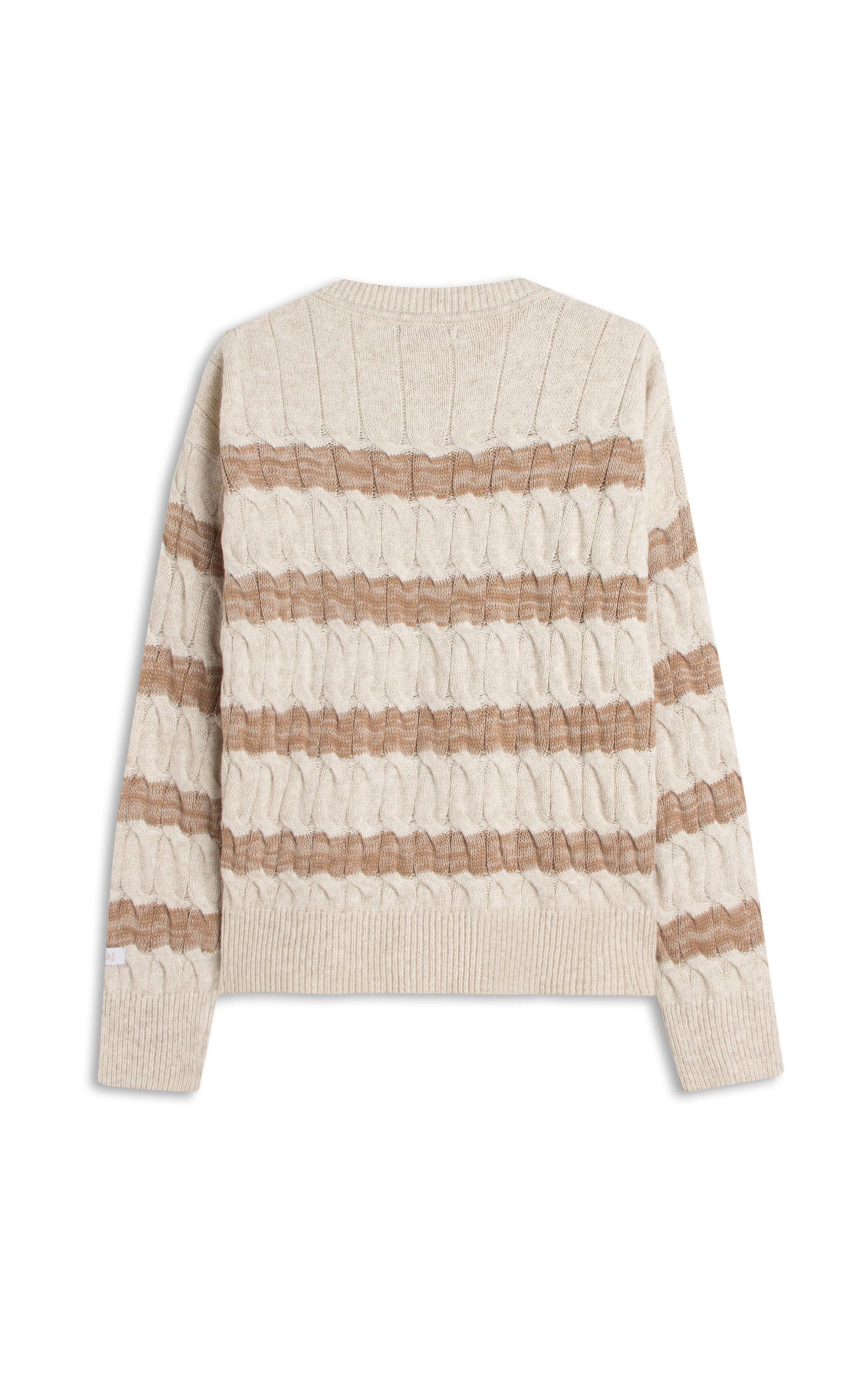 Tricot Emma Trancado Listras Natural