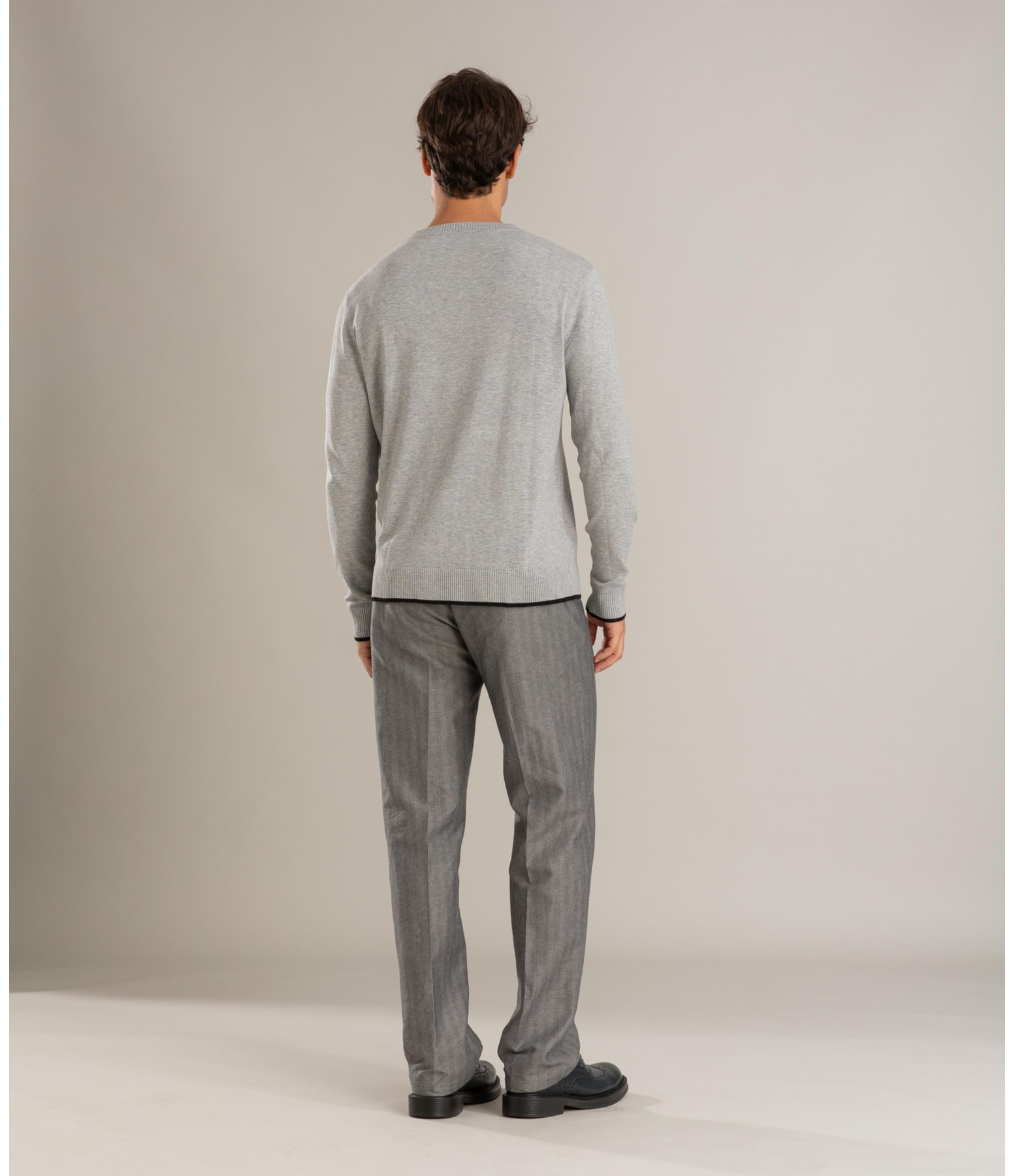 Tricot Ethan Tech Cinza Claro