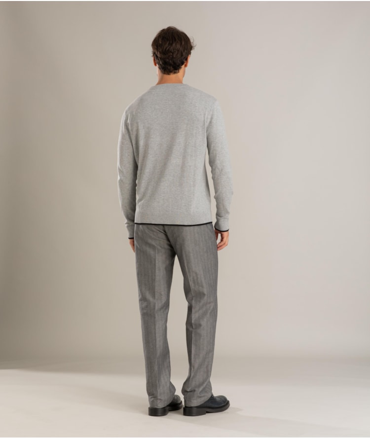 Tricot Ethan Tech Cinza Claro