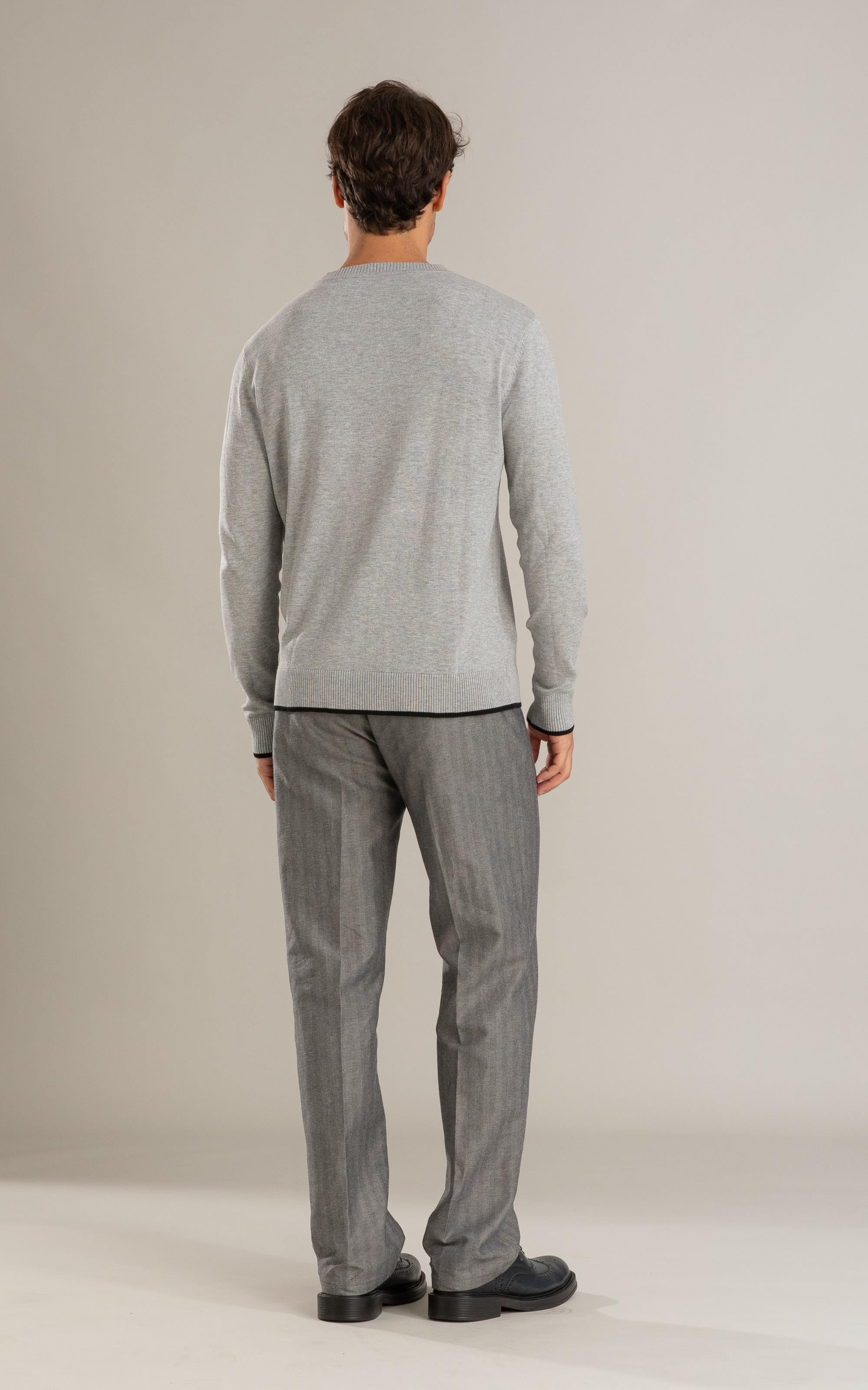 Tricot Ethan Tech Cinza Claro