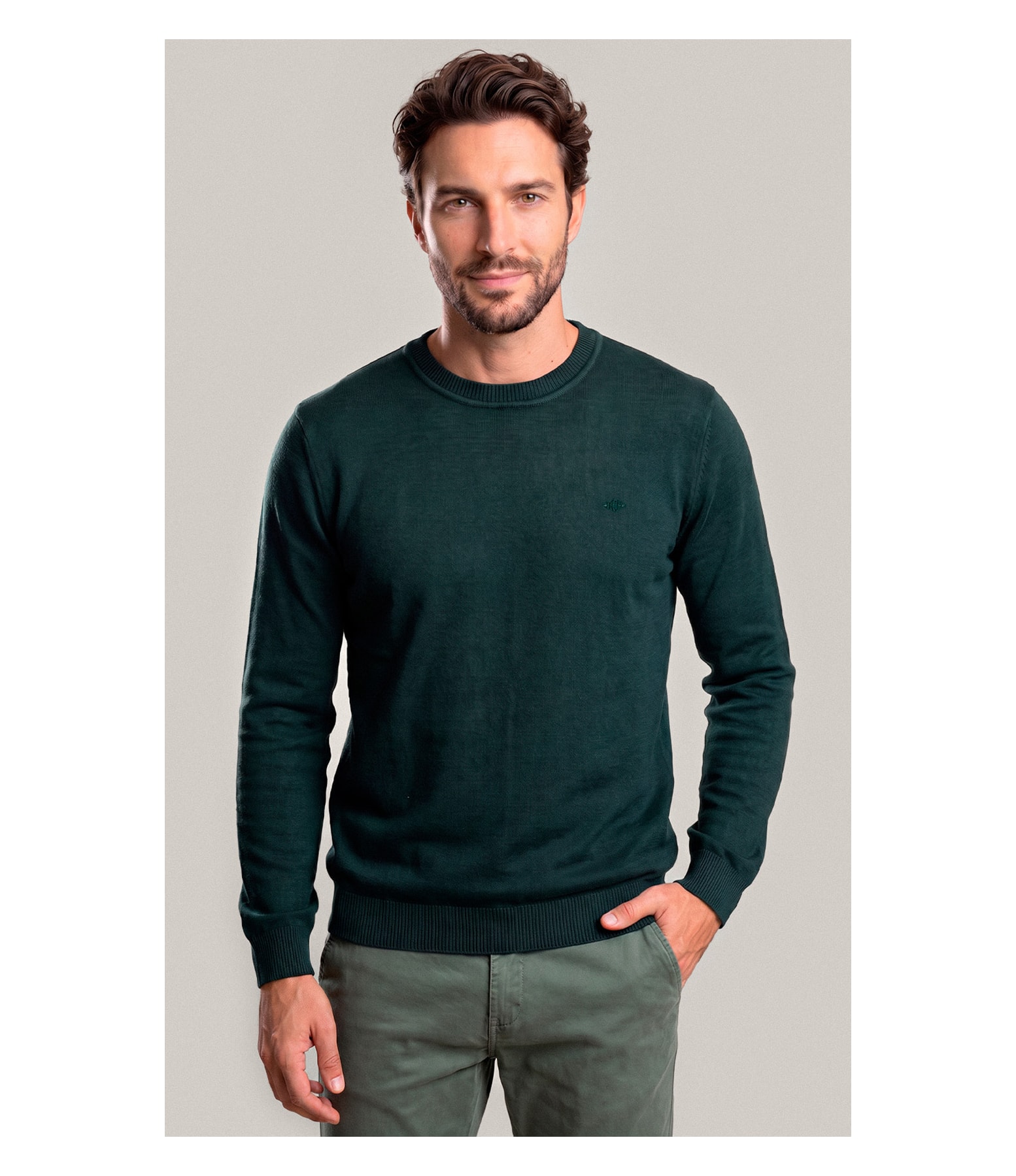 Tricot Ethan Tech Verde Escuro