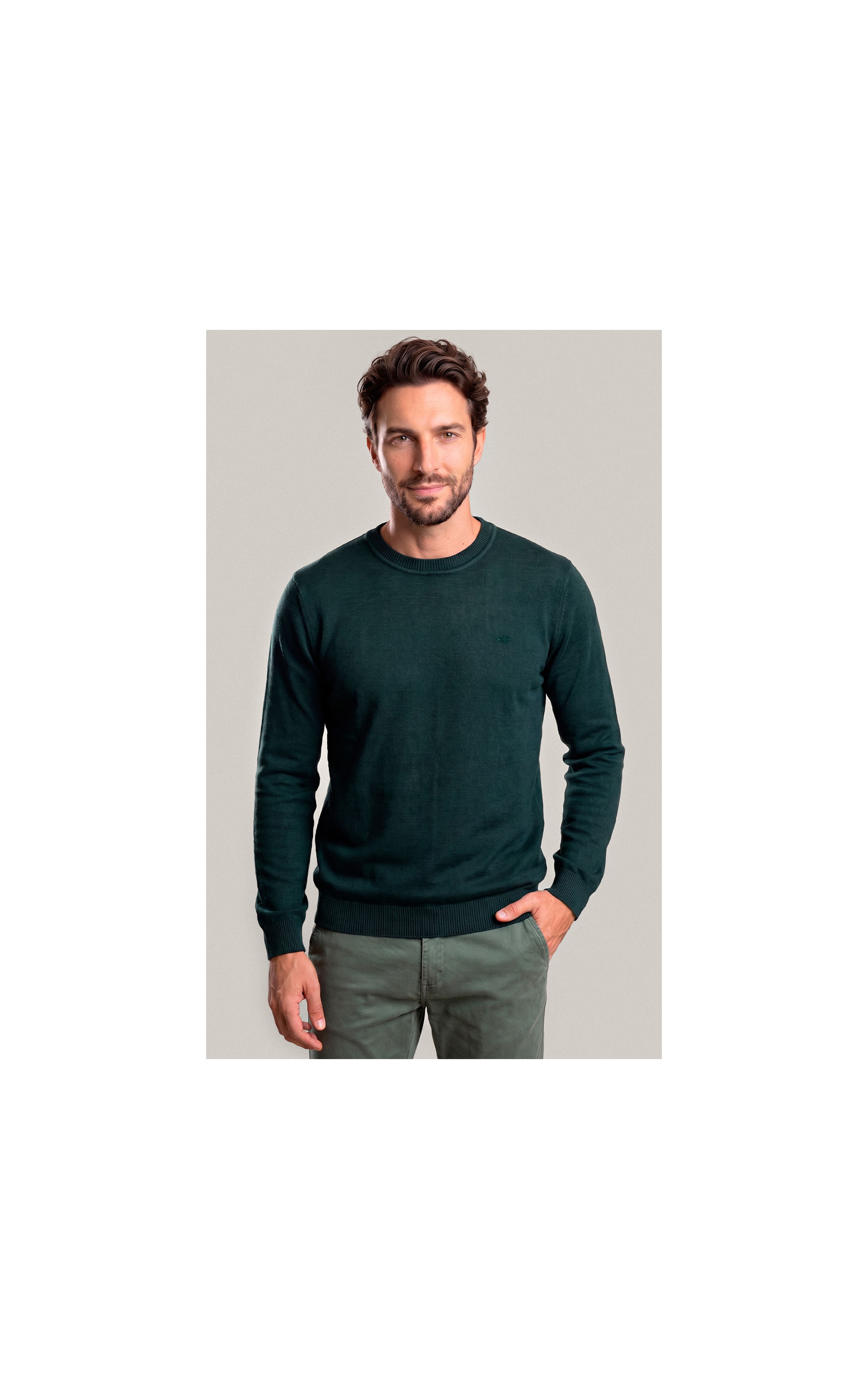 Tricot Ethan Tech Verde Escuro