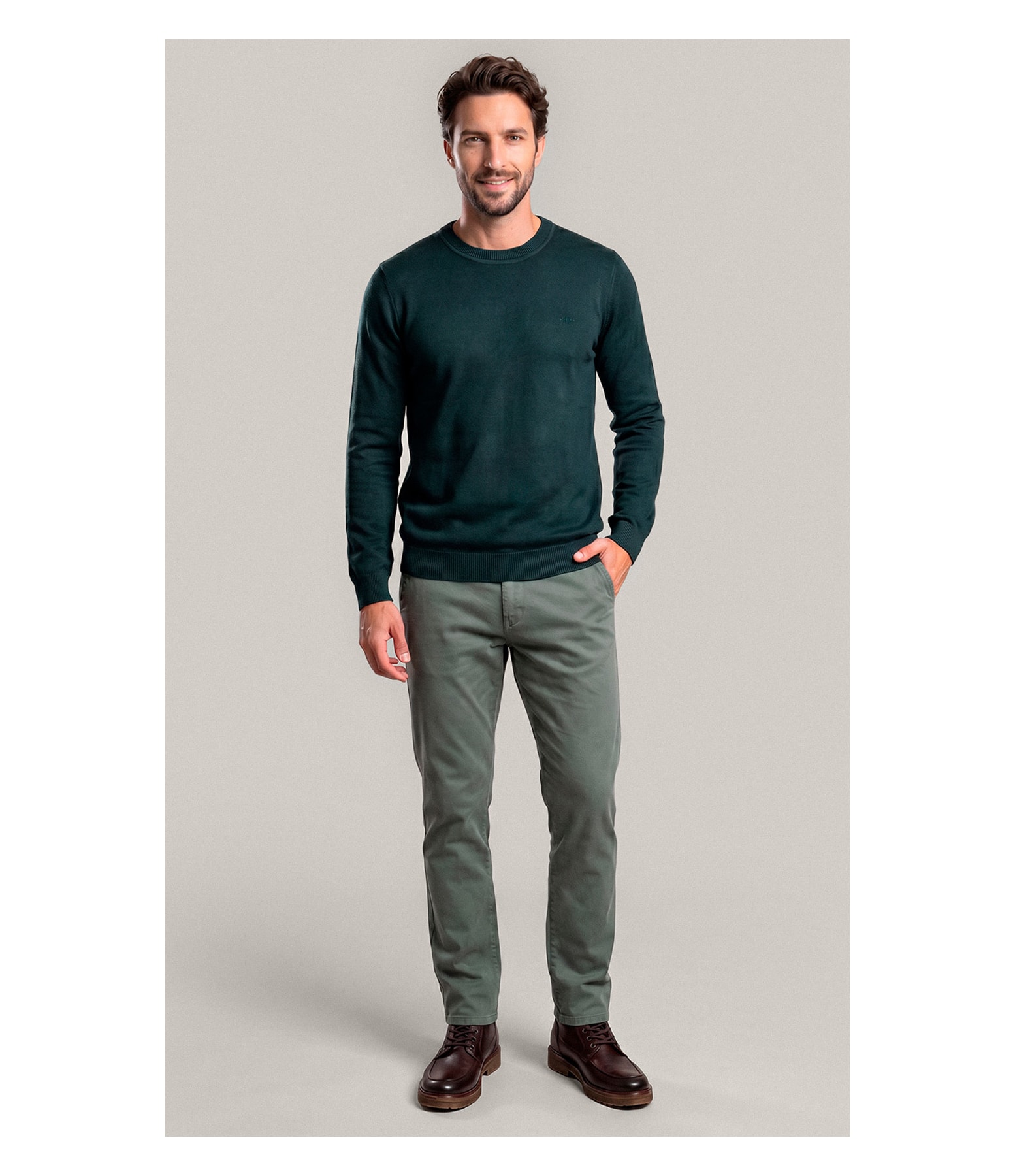 Tricot Ethan Tech Verde Escuro