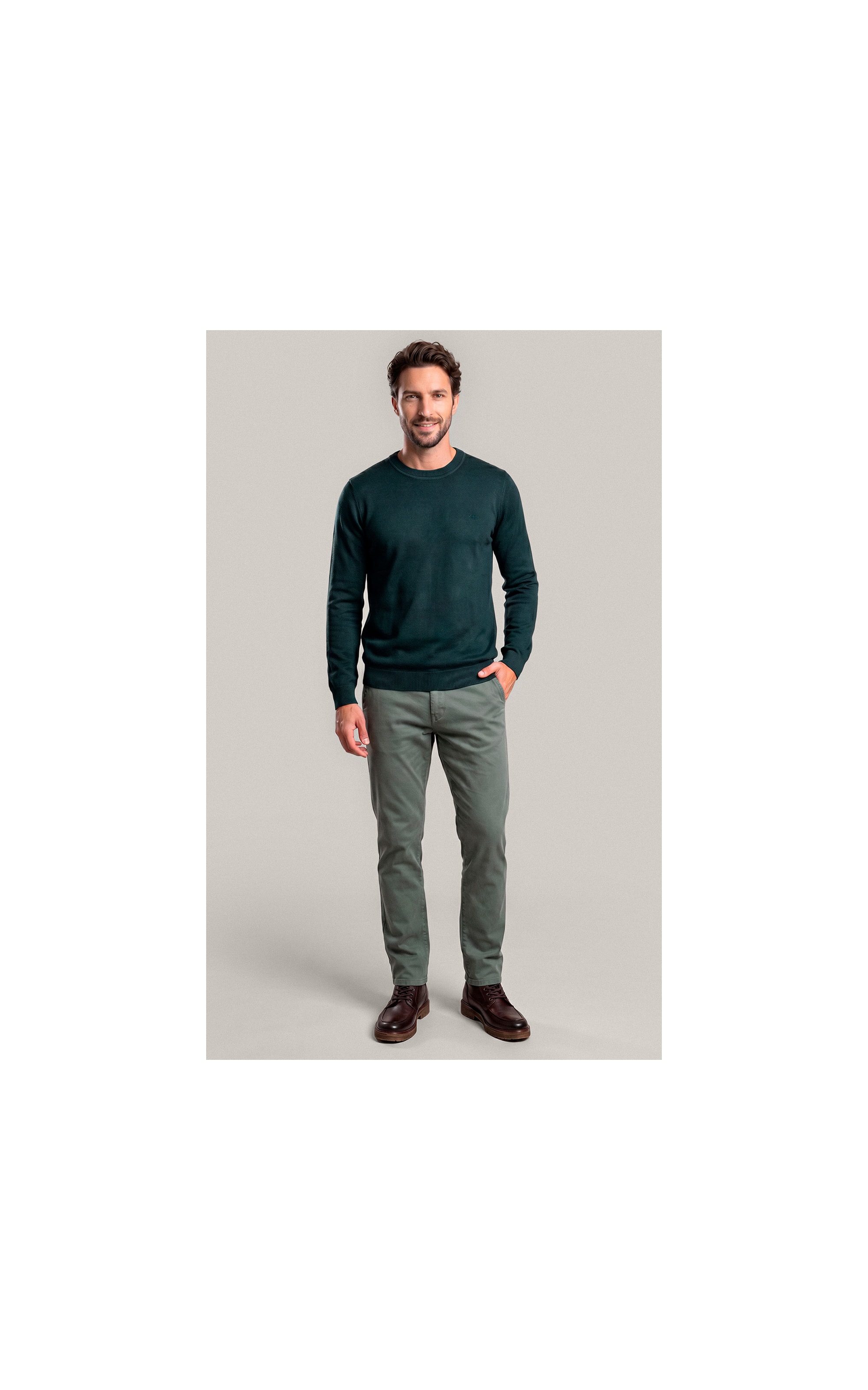 Tricot Ethan Tech Verde Escuro