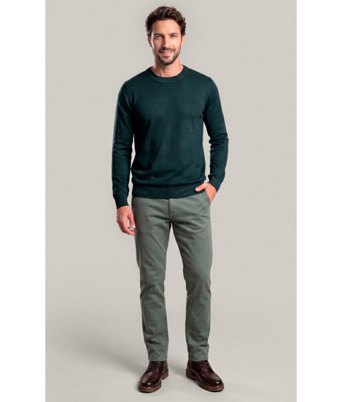 Tricot Ethan Tech Verde Escuro