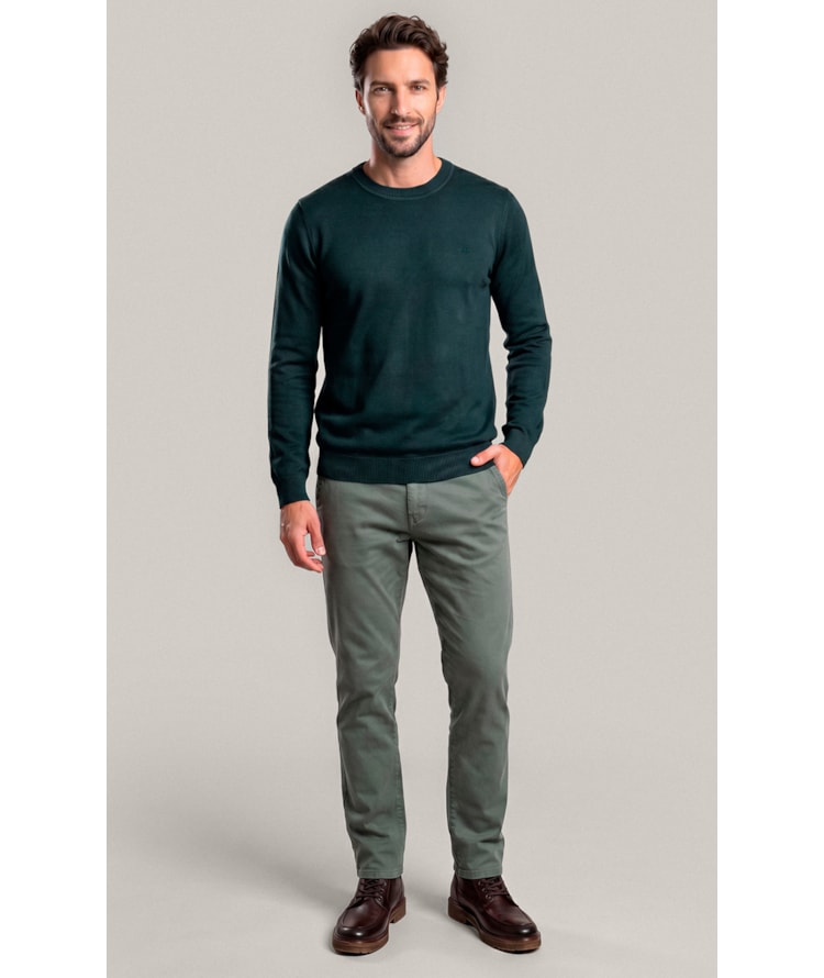 Tricot Ethan Tech Verde Escuro