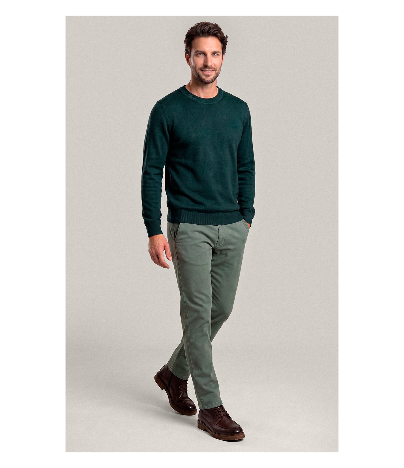 Tricot Ethan Tech Verde Escuro