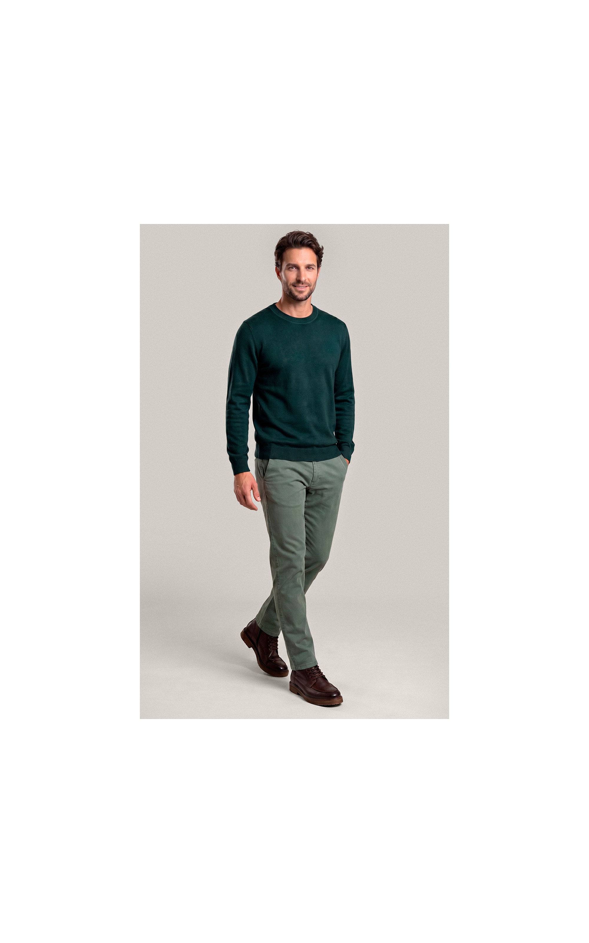 Tricot Ethan Tech Verde Escuro