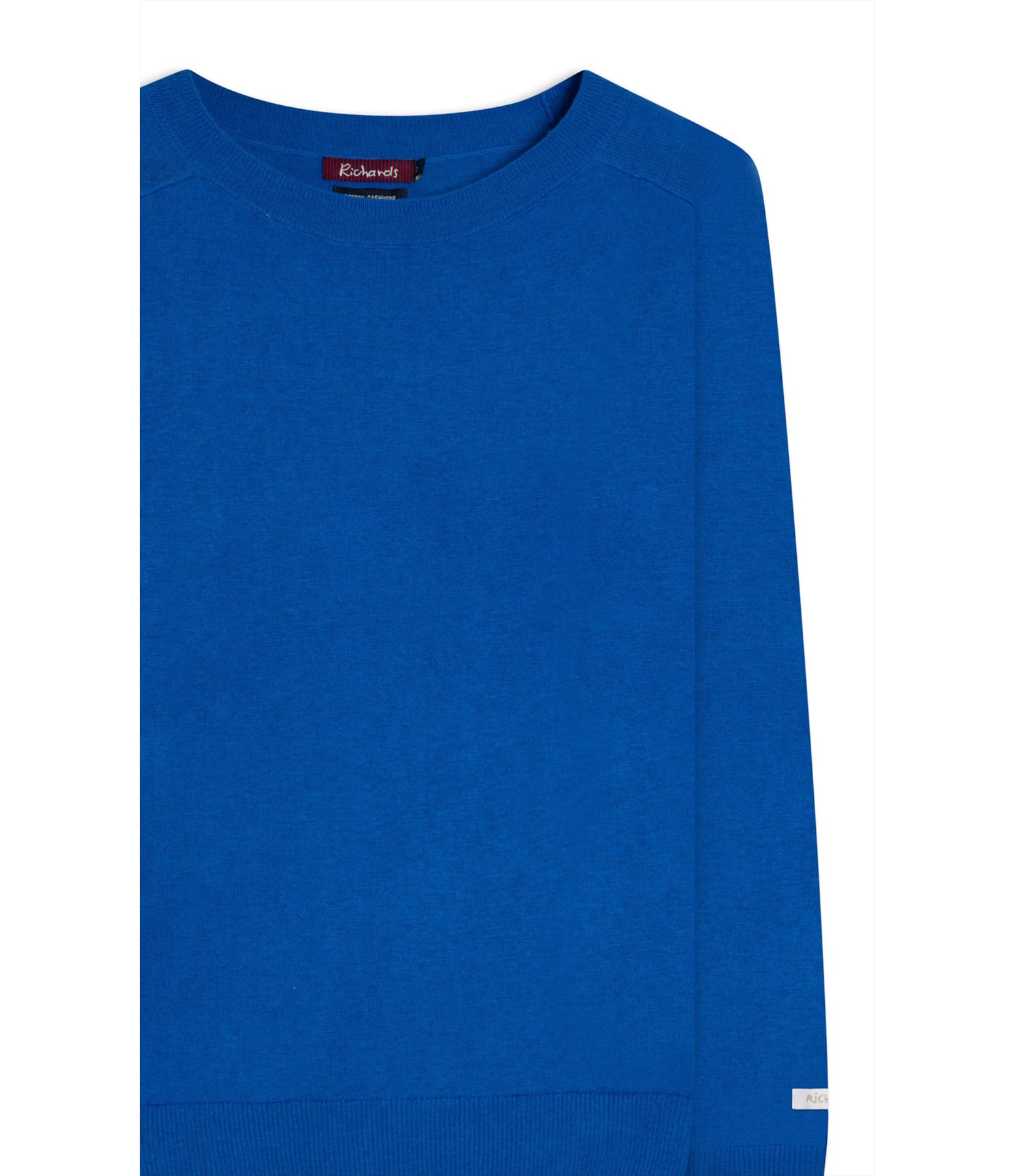 Tricot Fay Cotton Cashmere Azul Bic