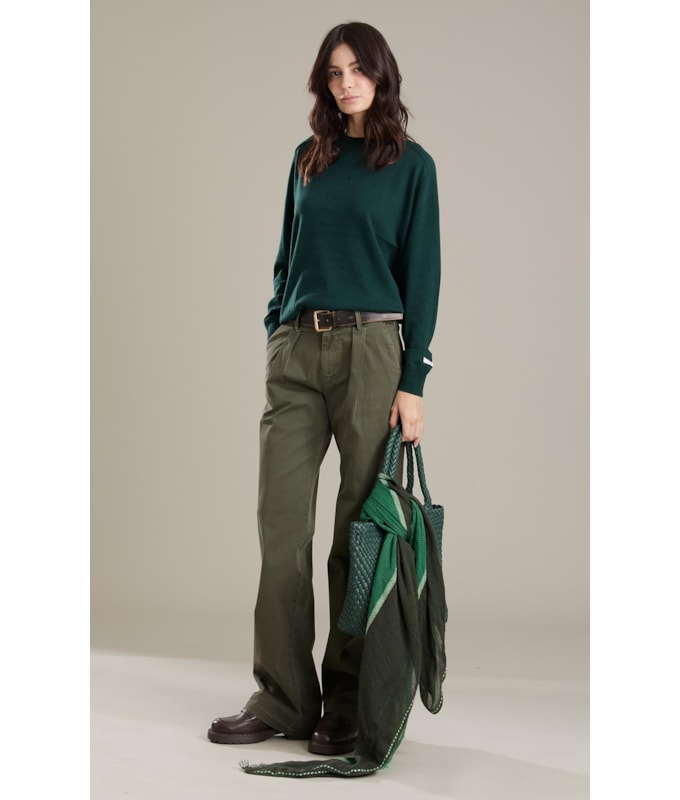 Tricot Fay Cotton Cashmere Floresta