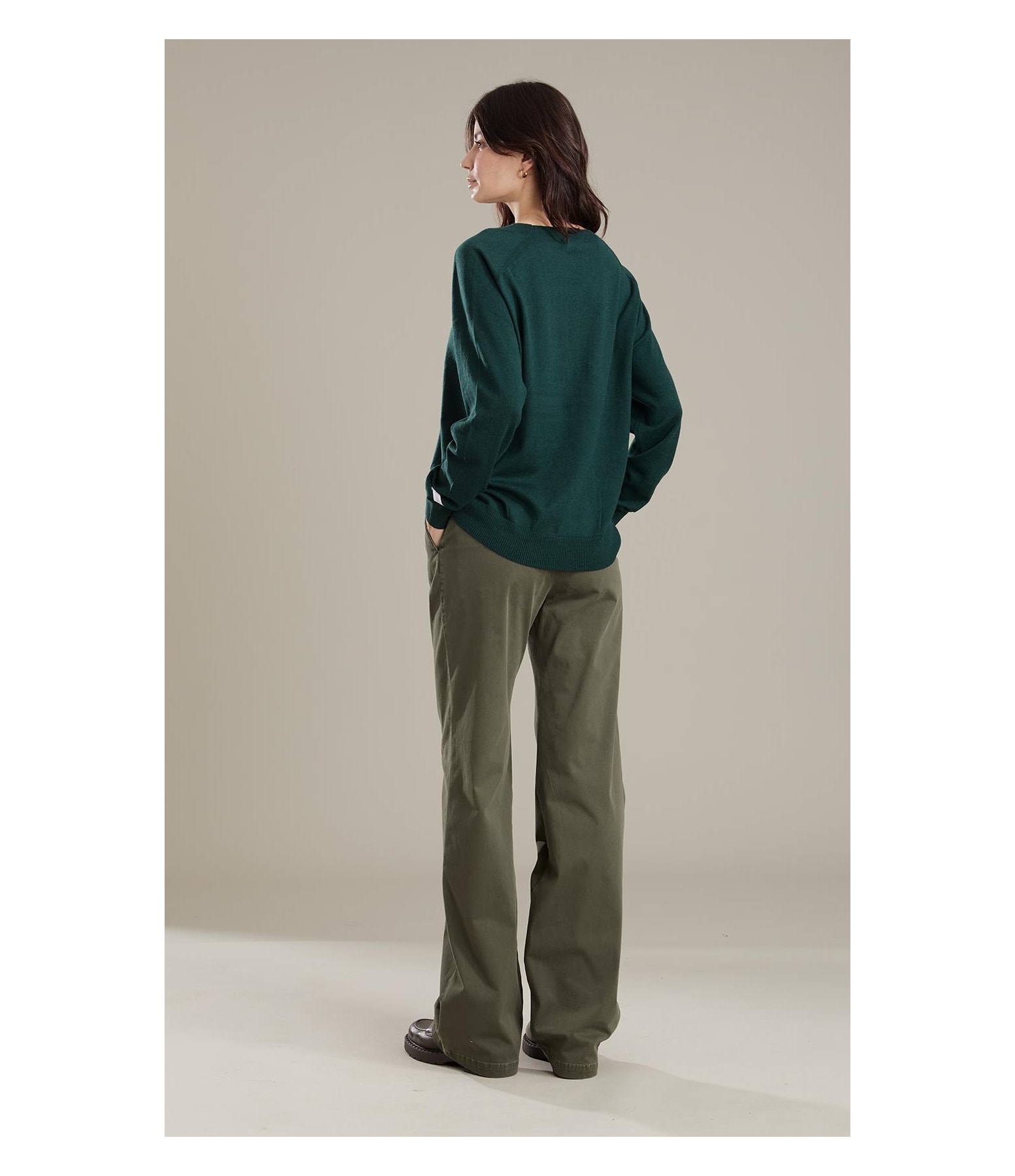 Tricot Fay Cotton Cashmere Floresta