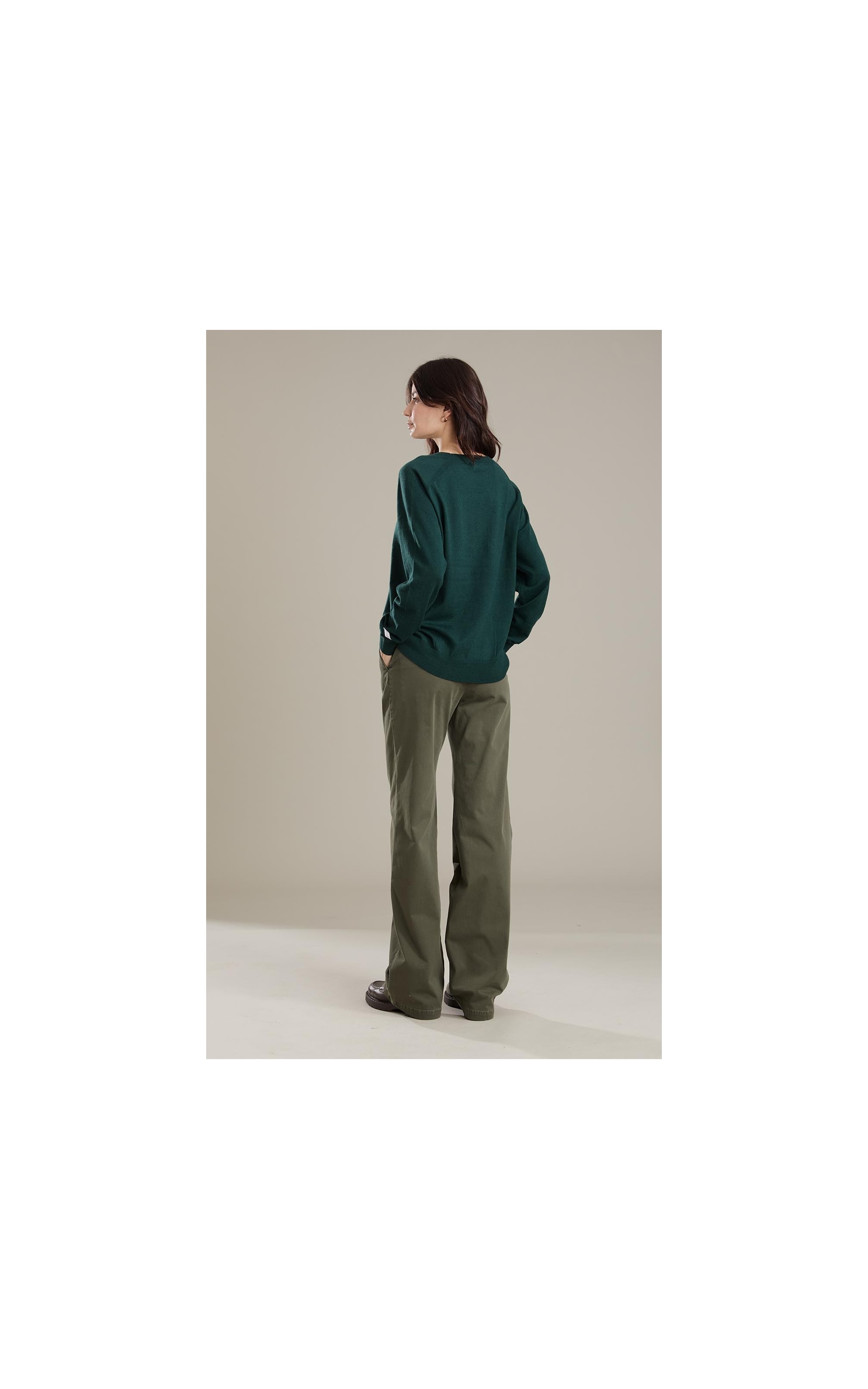 Tricot Fay Cotton Cashmere Floresta