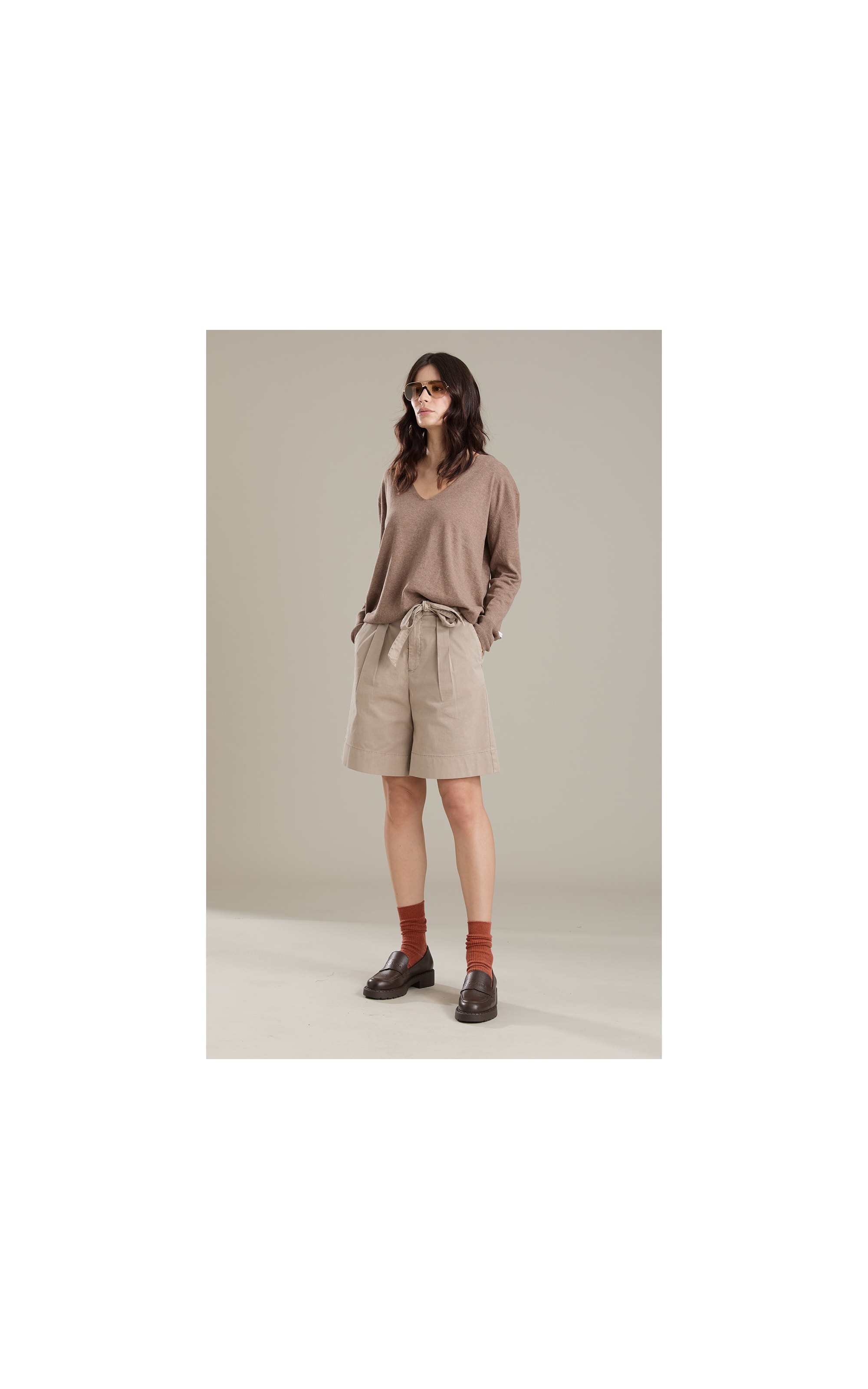 Tricot Filipa Cotton Cashmere Castor