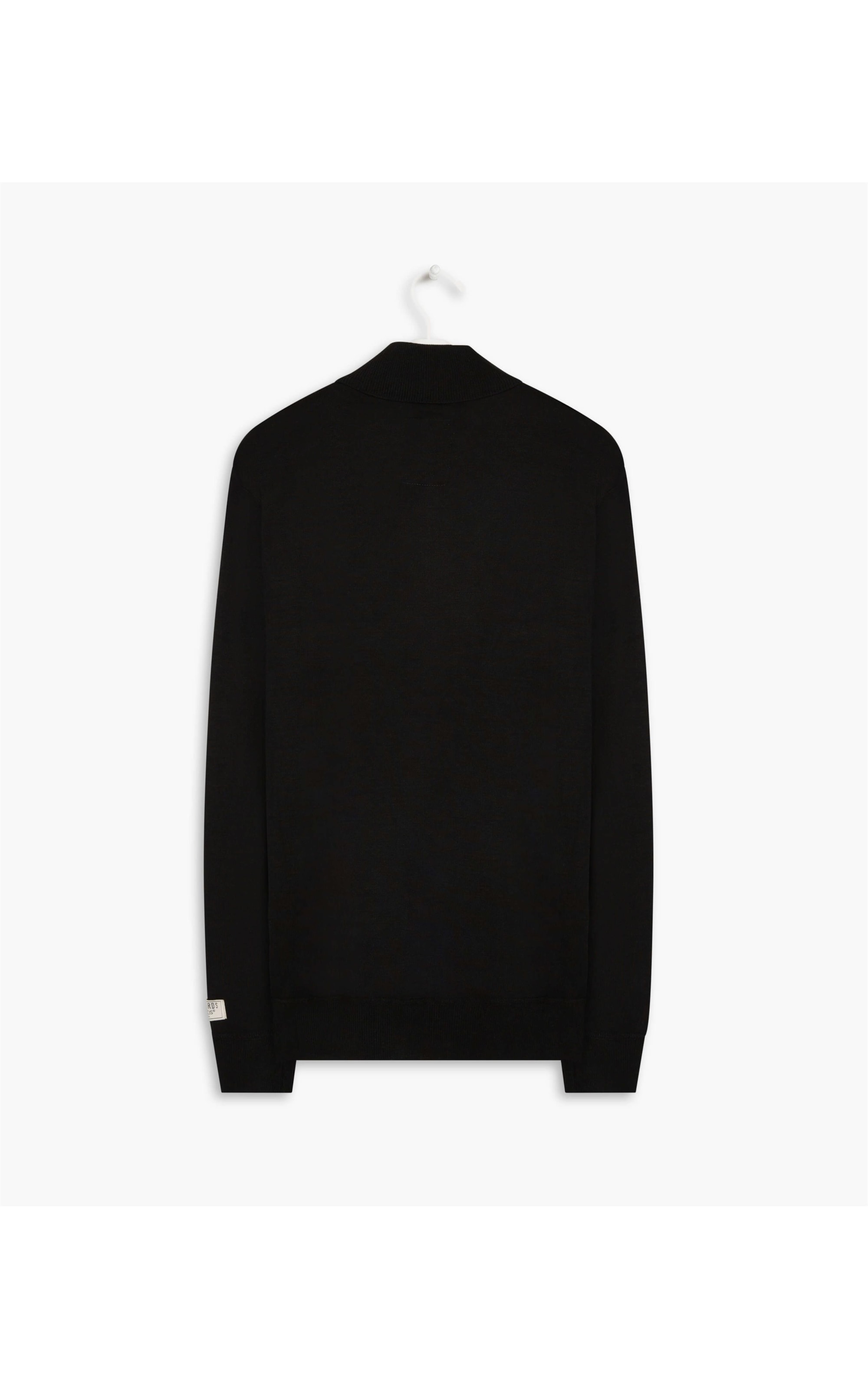 Tricot Gola Zíper Preto