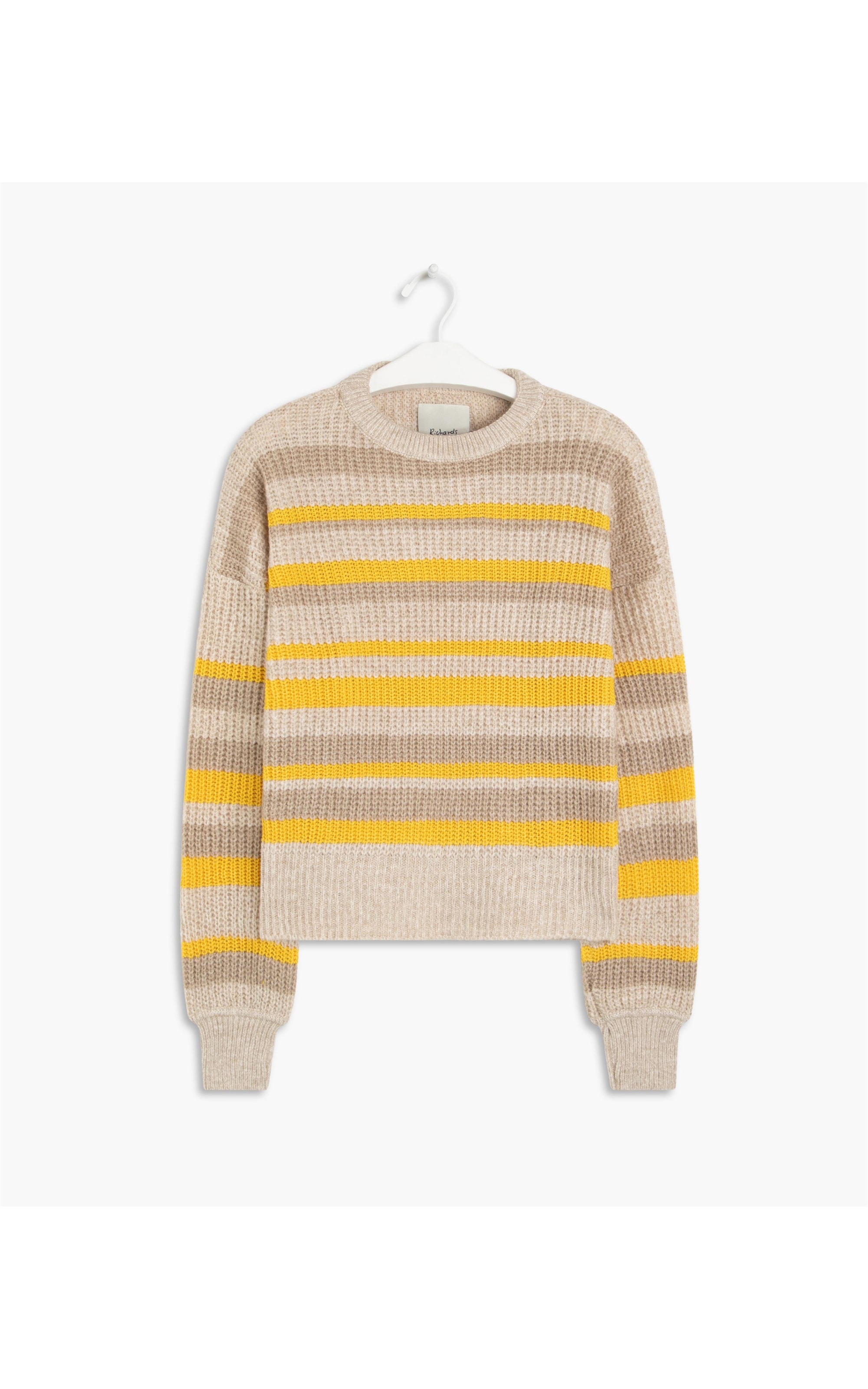 Tricot Hailey Listrado Amarelo