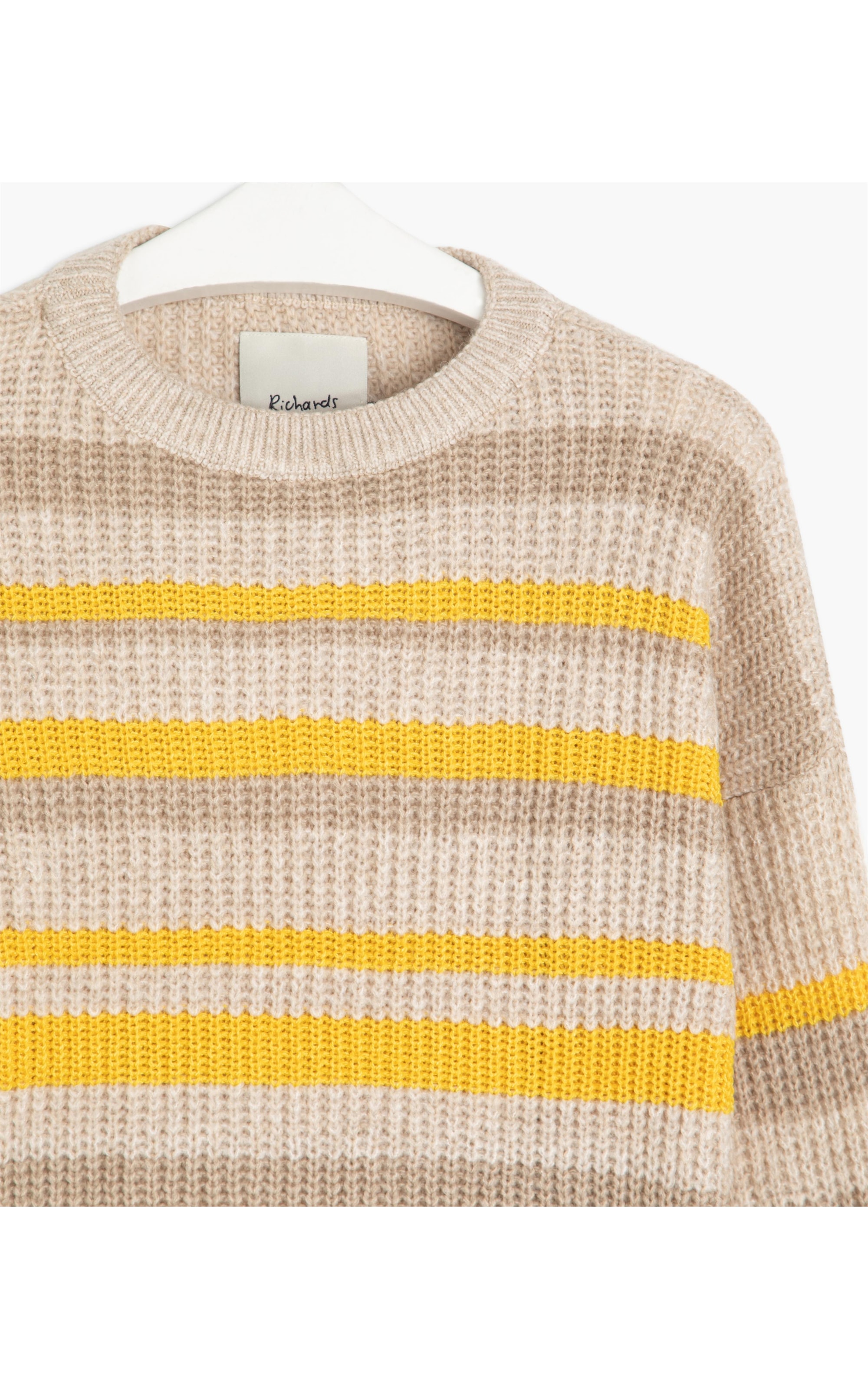 Tricot Hailey Listrado Amarelo